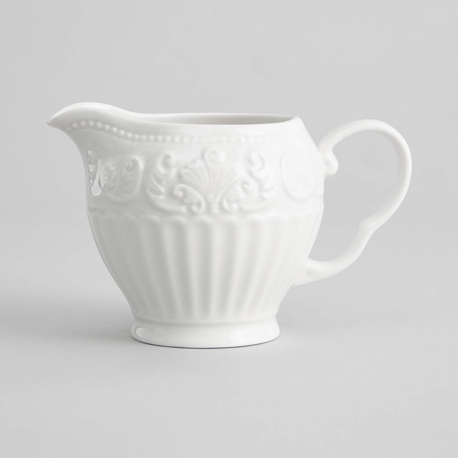 Молочник Белое тиснение/Emboss White - фото № 3