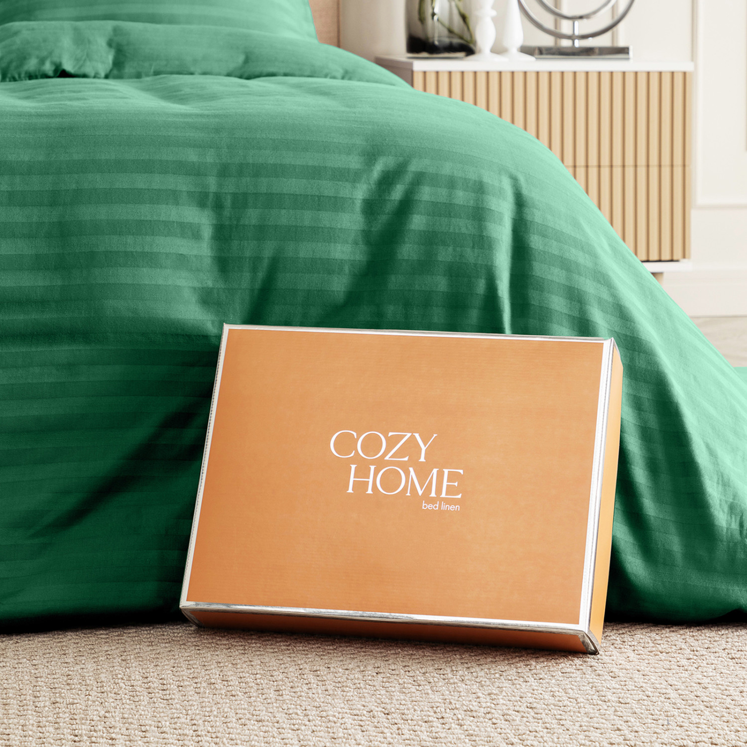 Постельное белье Dark Teal - фото № 11