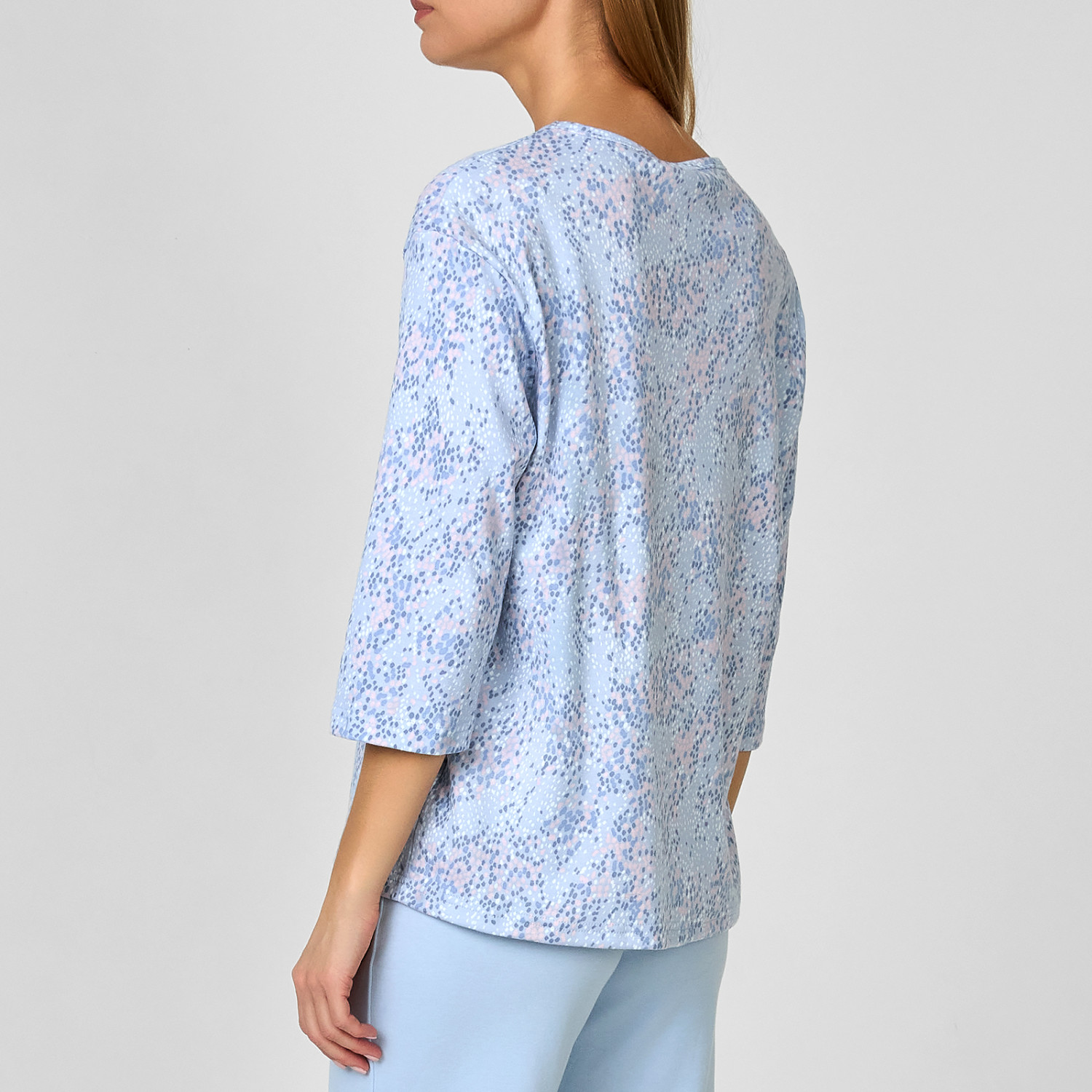 Пижама Autumn, голубая II - фото № 4