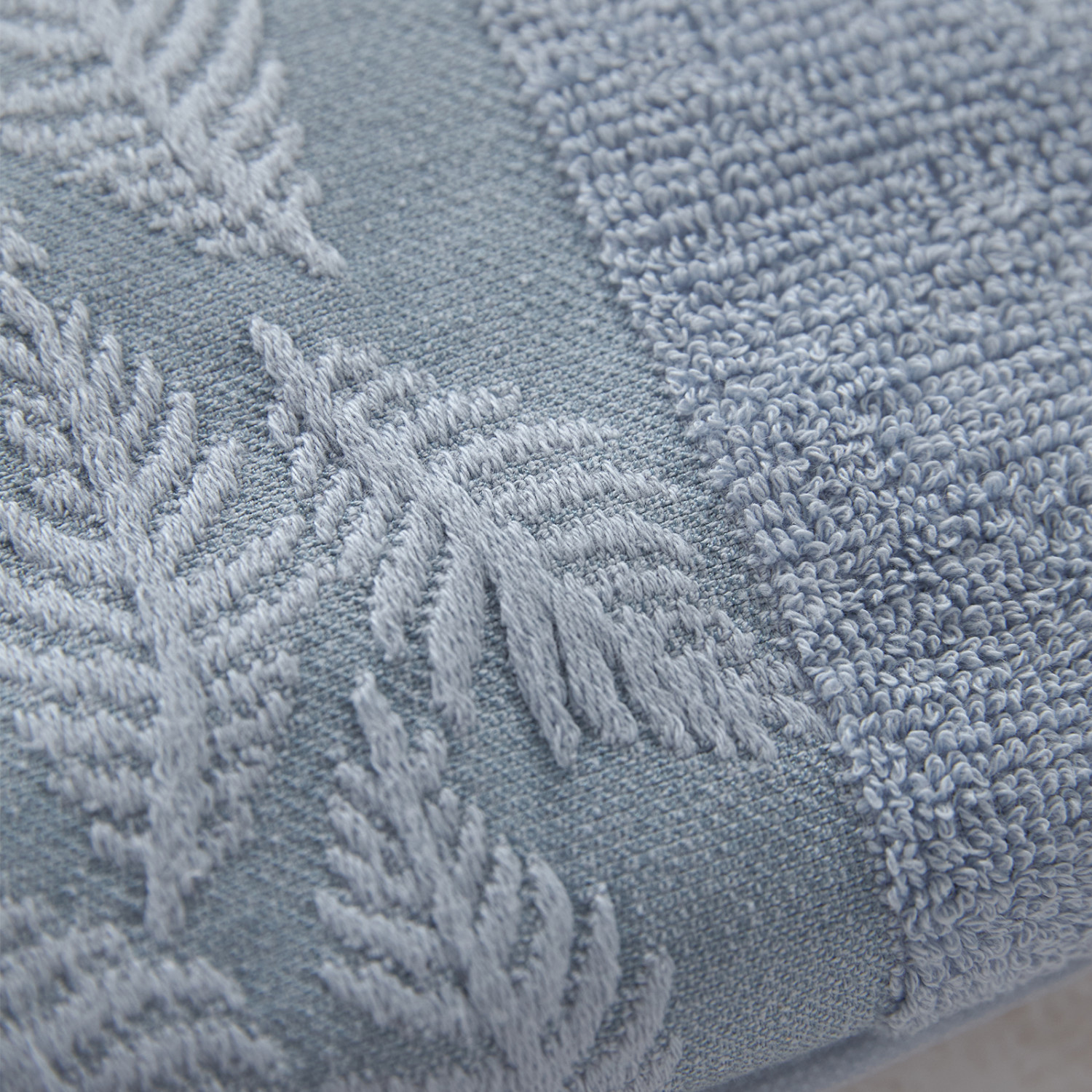 Полотенце махровое Levita, голубое - фото № 3