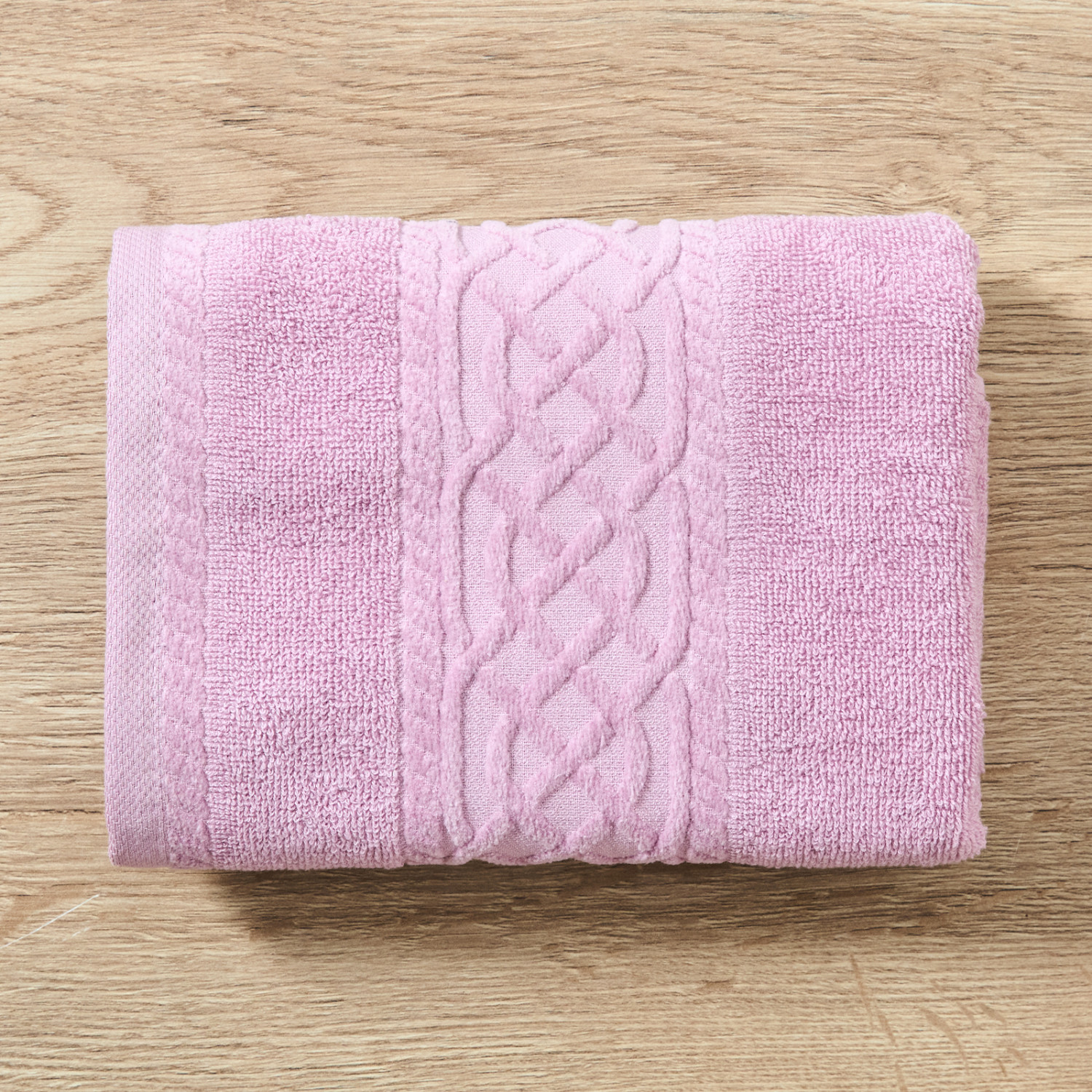 Полотенце махровое Costanza, сиреневое - фото № 4