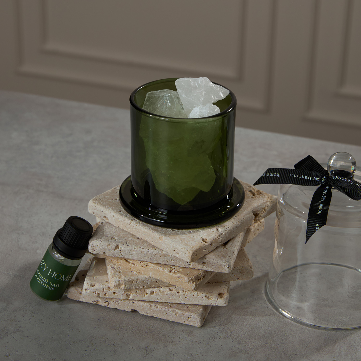 Диффузор с камнями Черный чай и ветивер 30 мл - фото № 12