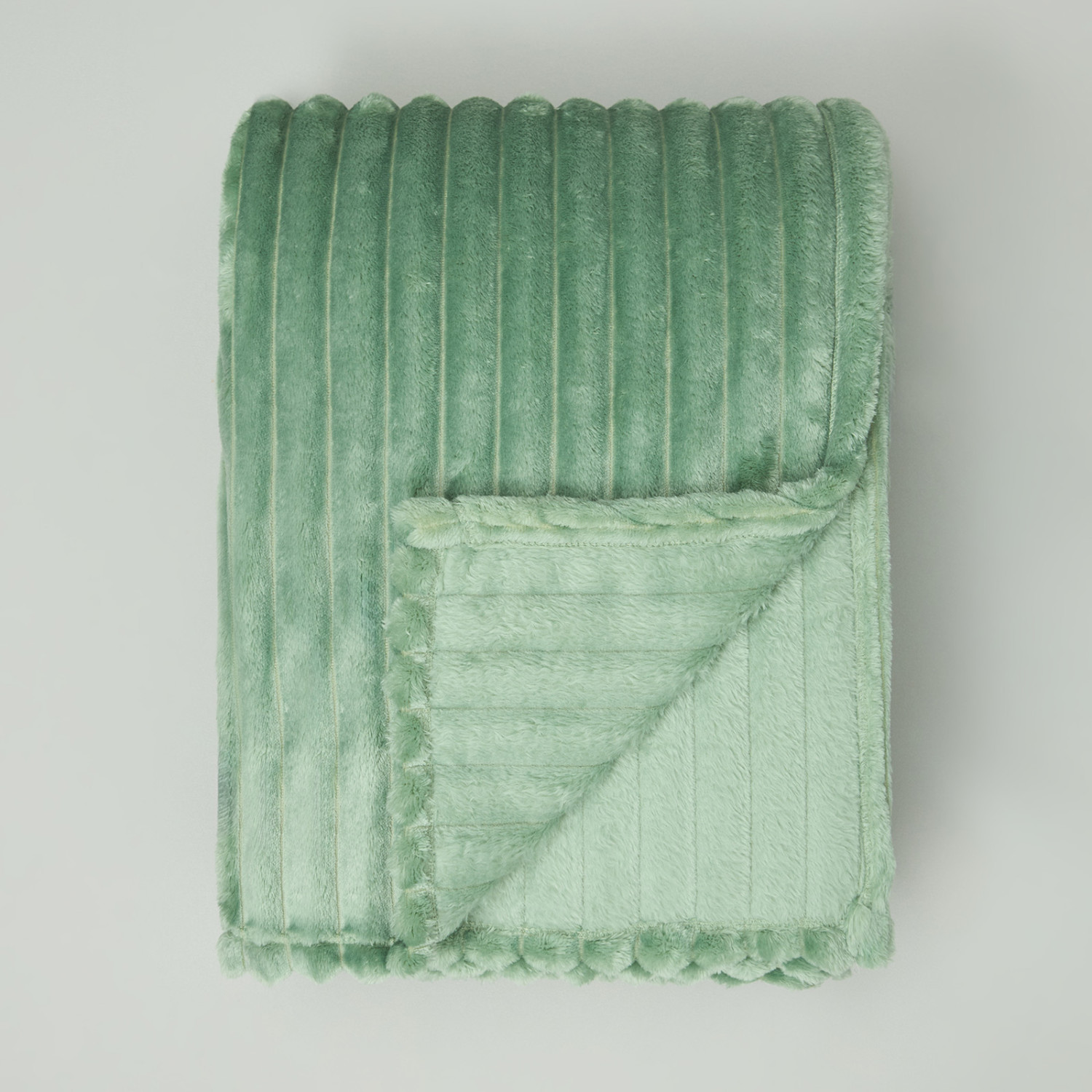 Плед Soft strip, нефрит - фото № 2