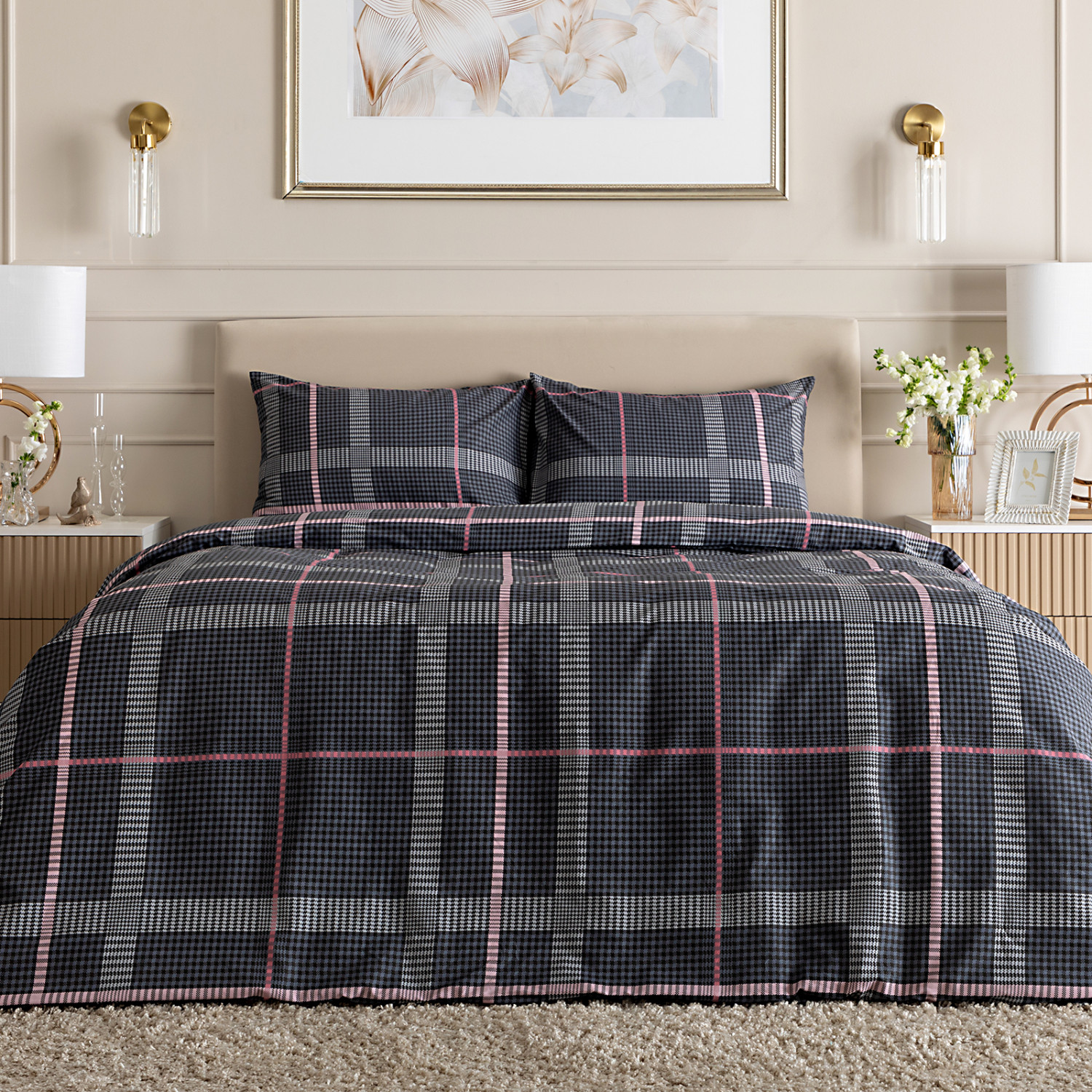 Постельное белье Бонмарито, серый III - фото № 3