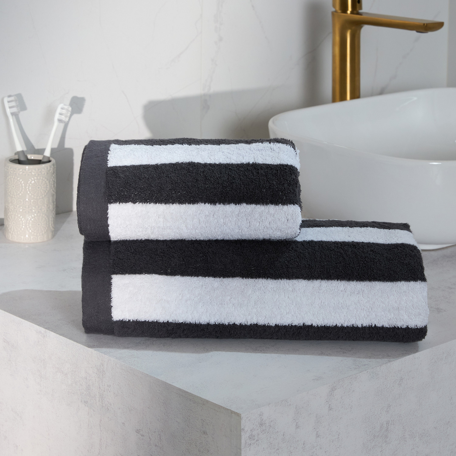 Комплект полотенец Широкая полоска/Striscia larga I