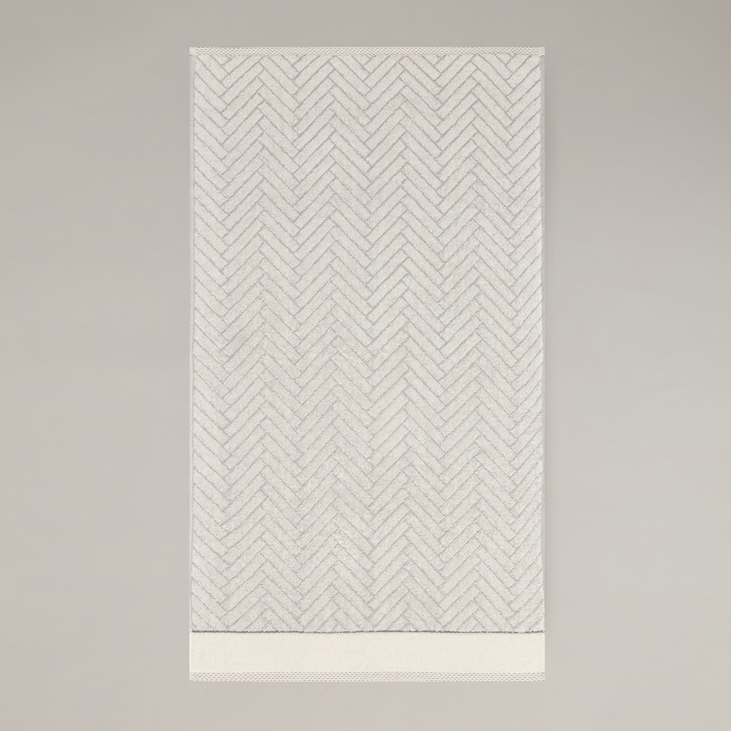 Полотенце махровое Casetta, серое - фото № 2