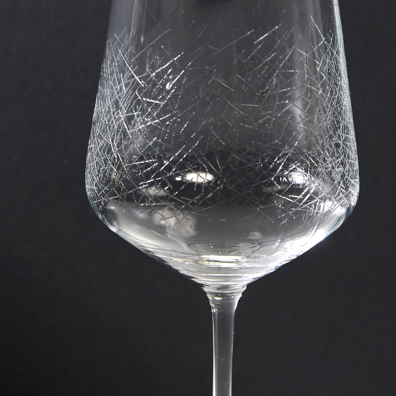 Бокал для вина с гравировкой Kasandra Silver - фото № 3