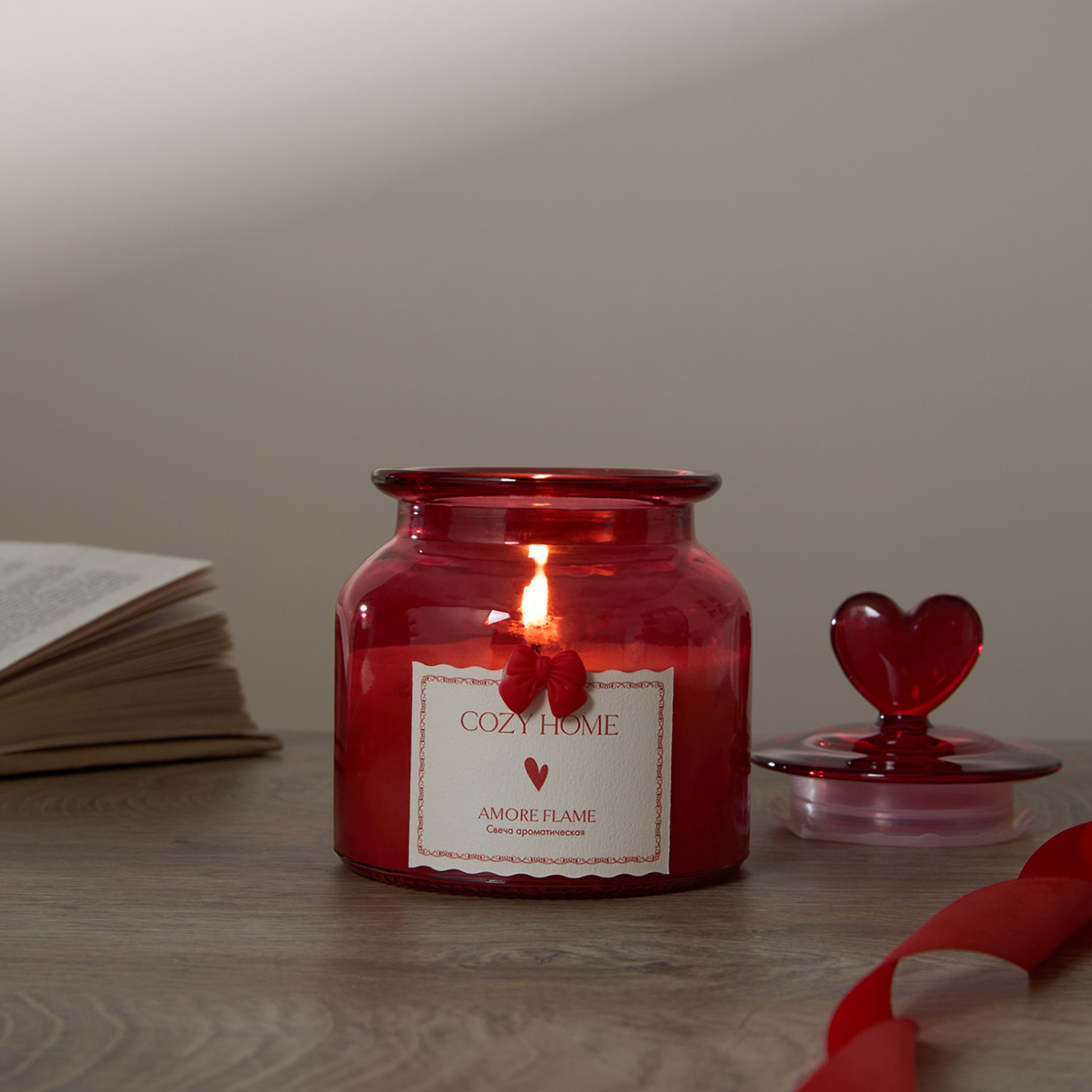 Свеча ароматическая Пламя любви/Amore Flame - фото № 2