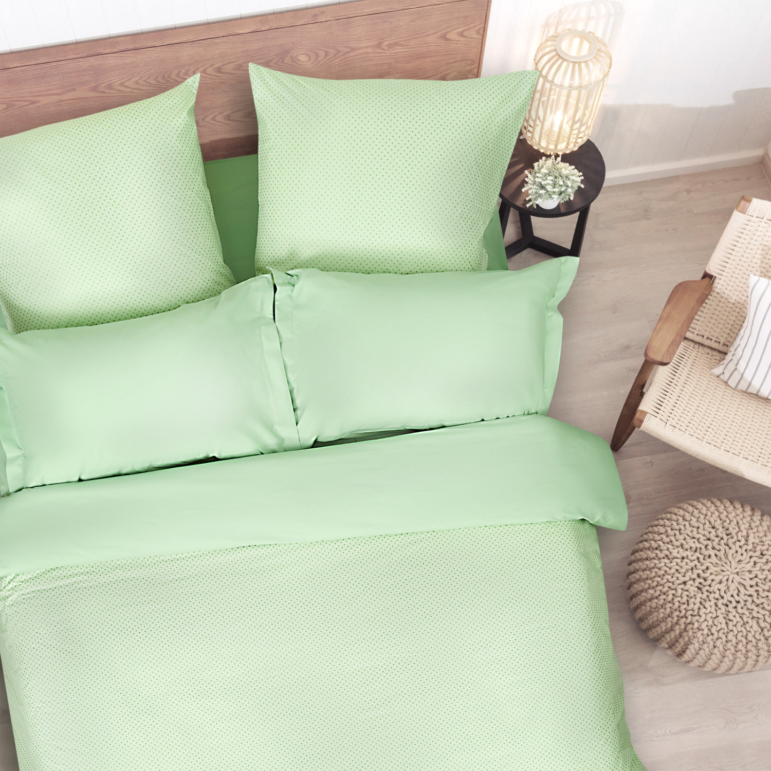 Постельное бельё Nile Green - фото № 2