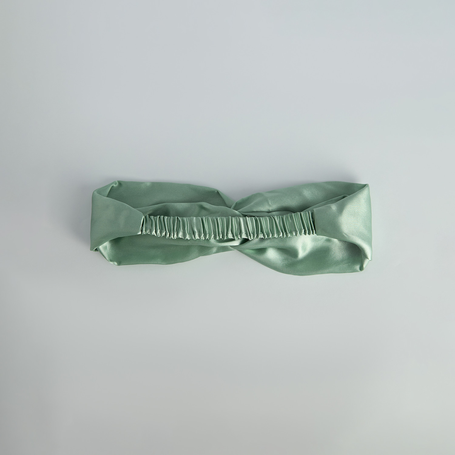 Повязка для волос Зеленая симфония - фото № 3