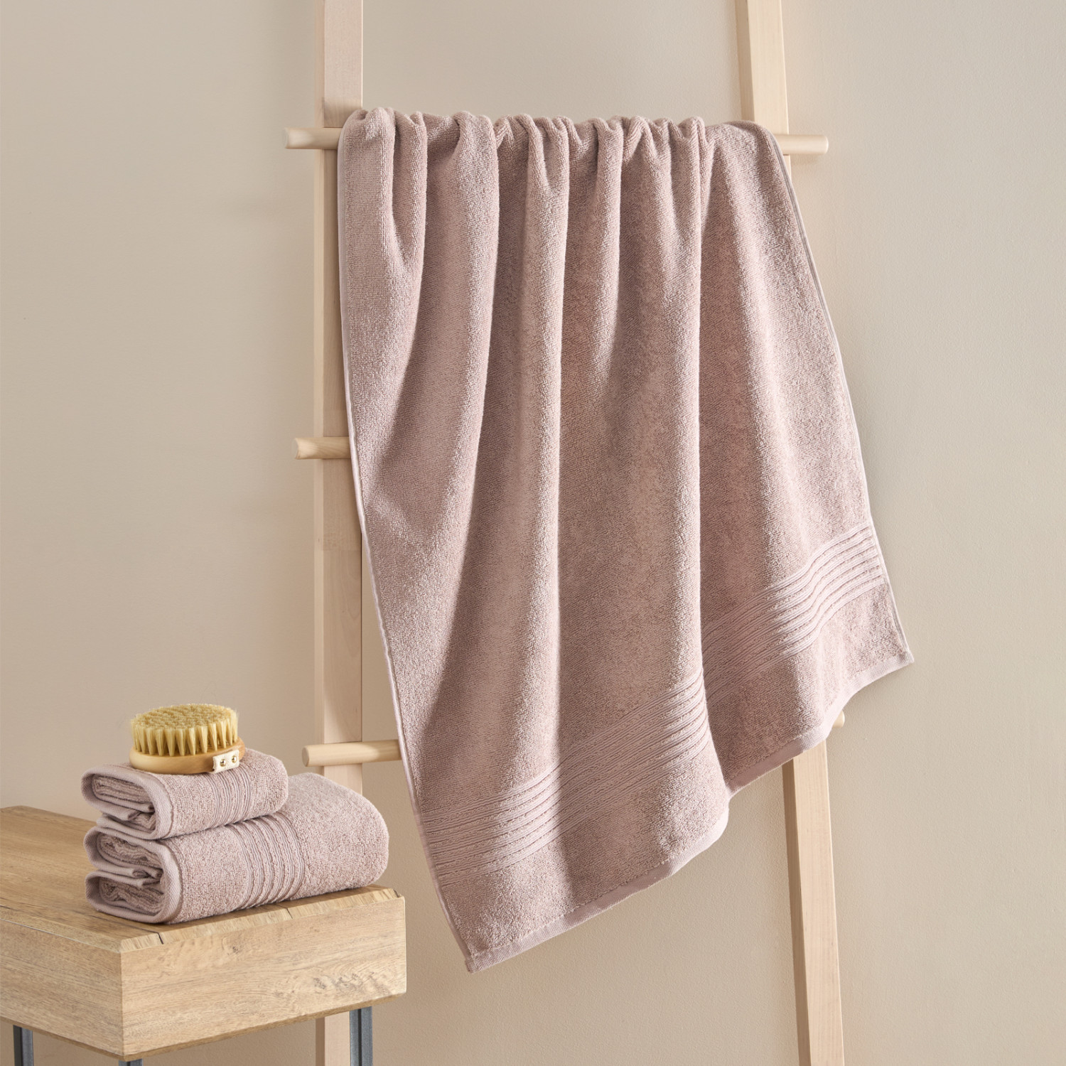 Полотенце махровое Fiorenza, каштан - фото № 3