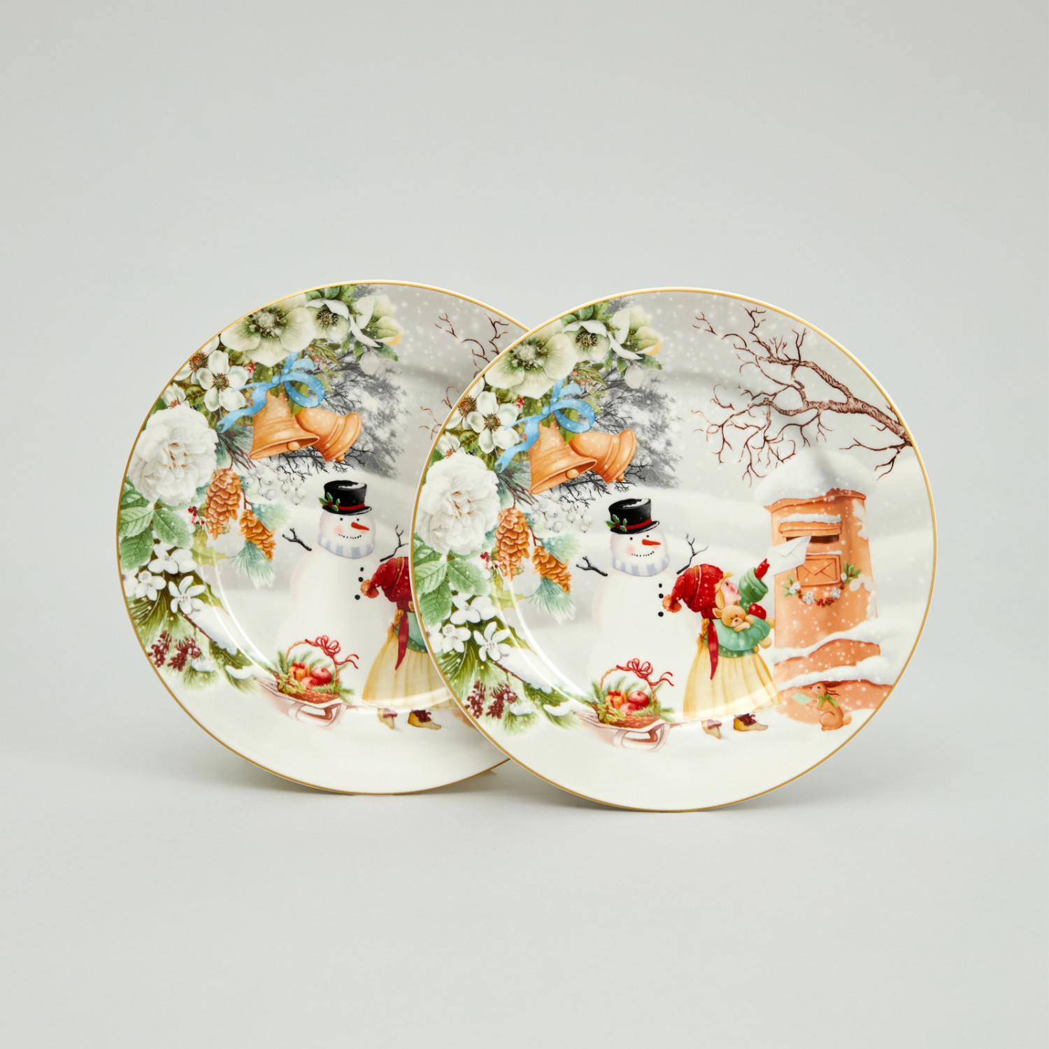 Набор тарелок Зимняя сказка/Winter Tale