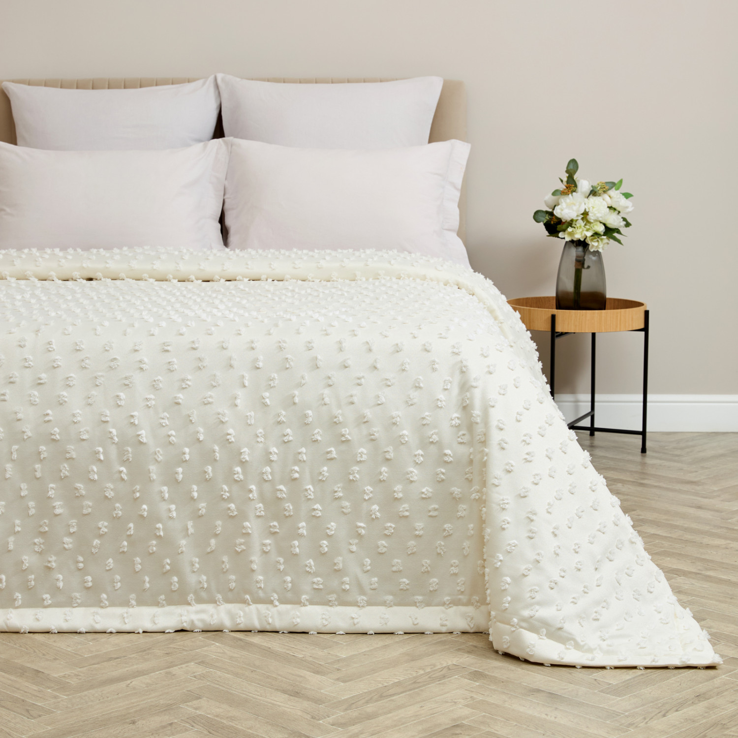 Покрывало Letizia, молочный - фото № 2