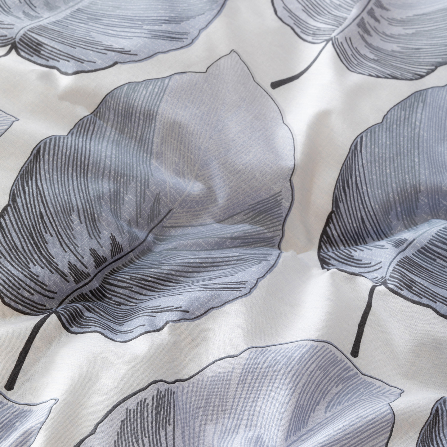 Постельное белье Модико (синие листья) I - фото № 12