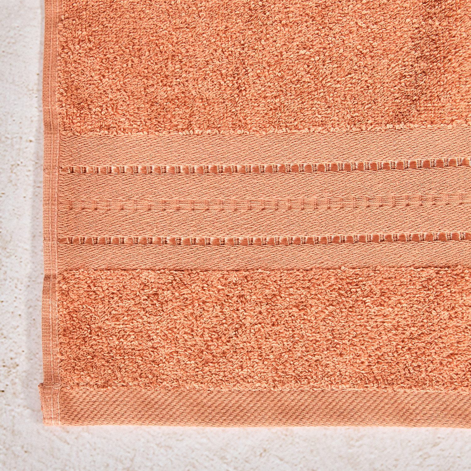 Полотенце махровое Базена/Basena, оранжевое - фото № 2