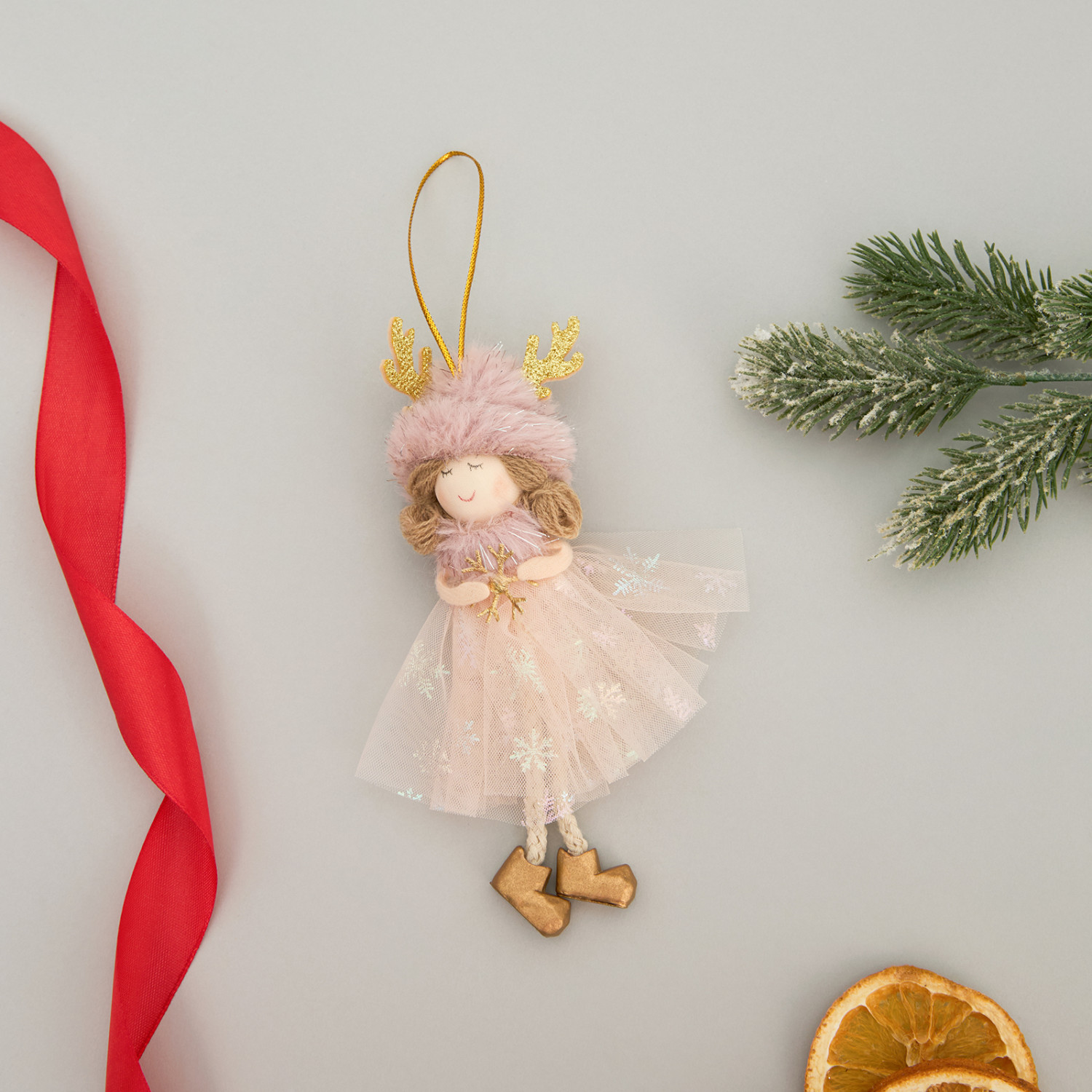 Елочная игрушка Зимняя фея/Winter Fay I - фото № 2