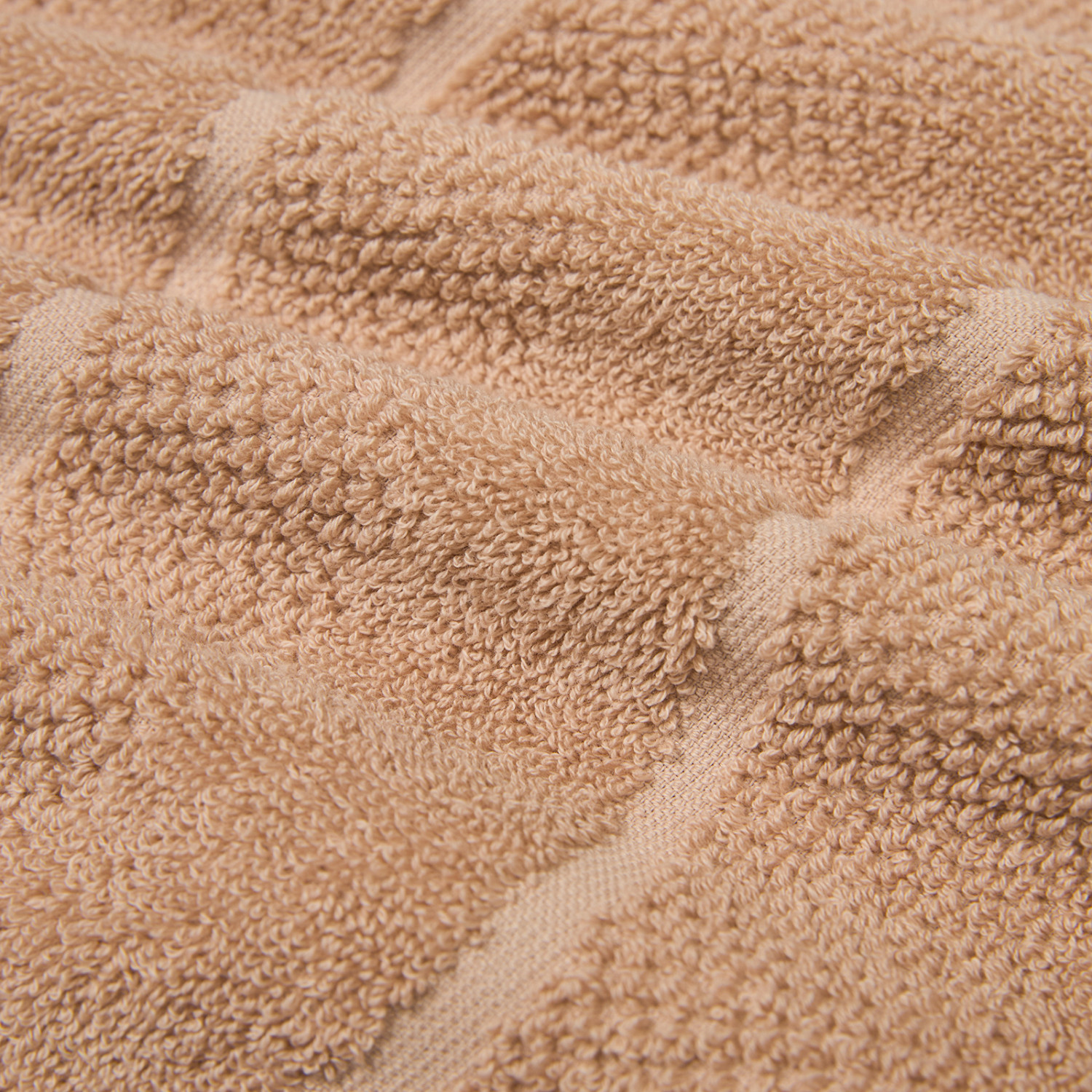 Полотенце махровое Волна/Ondulato, капучино - фото № 3