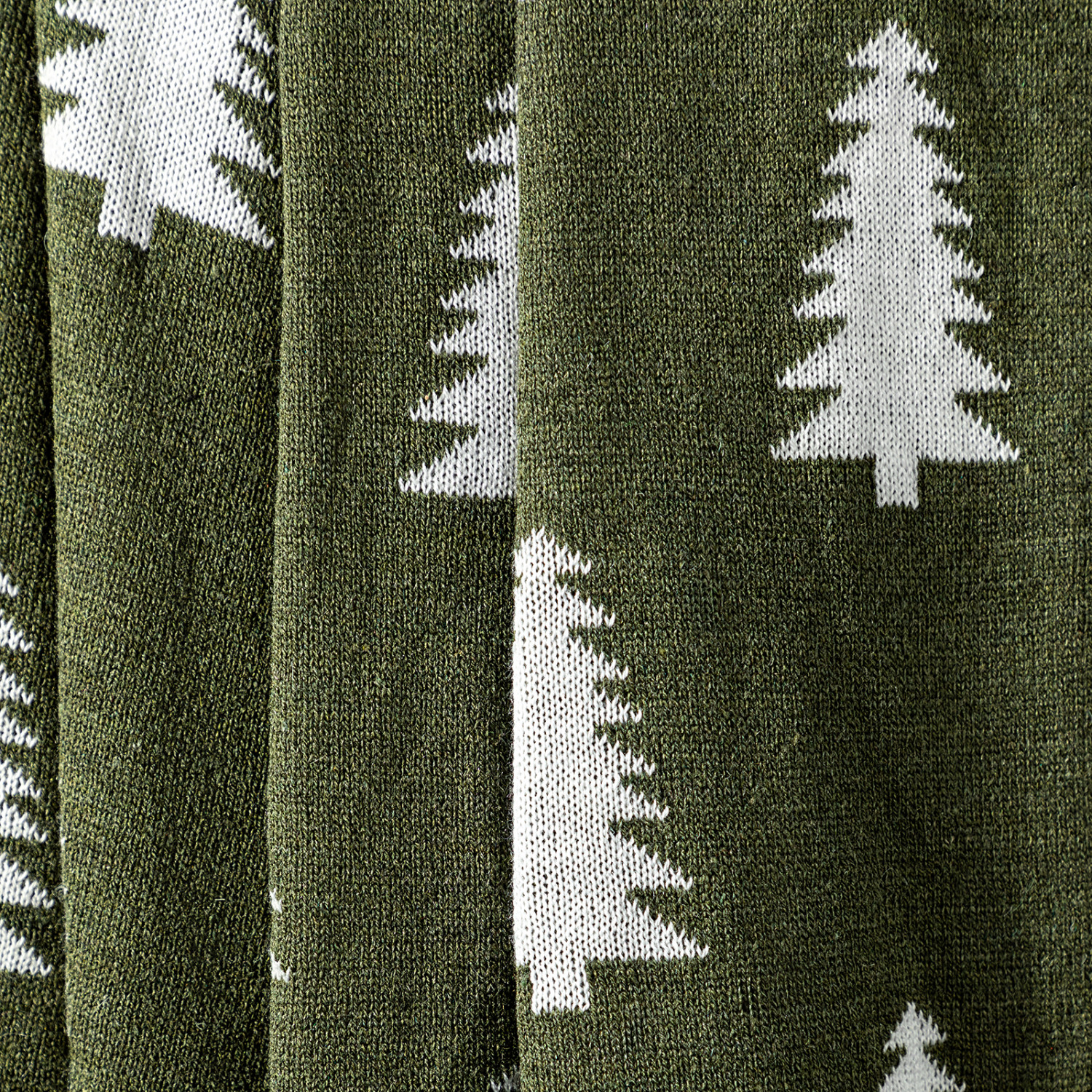 Плед Abete rosso, зеленый - фото № 4