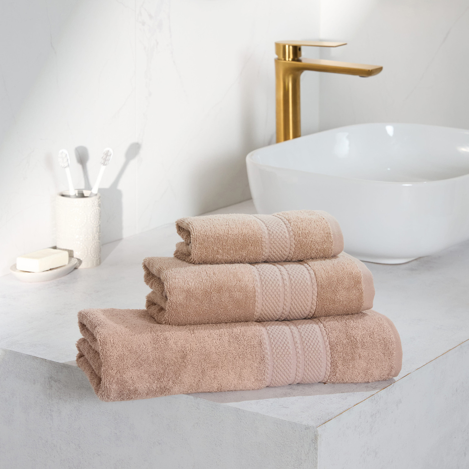 Полотенце Очарование/Incanto, капучино - фото № 9