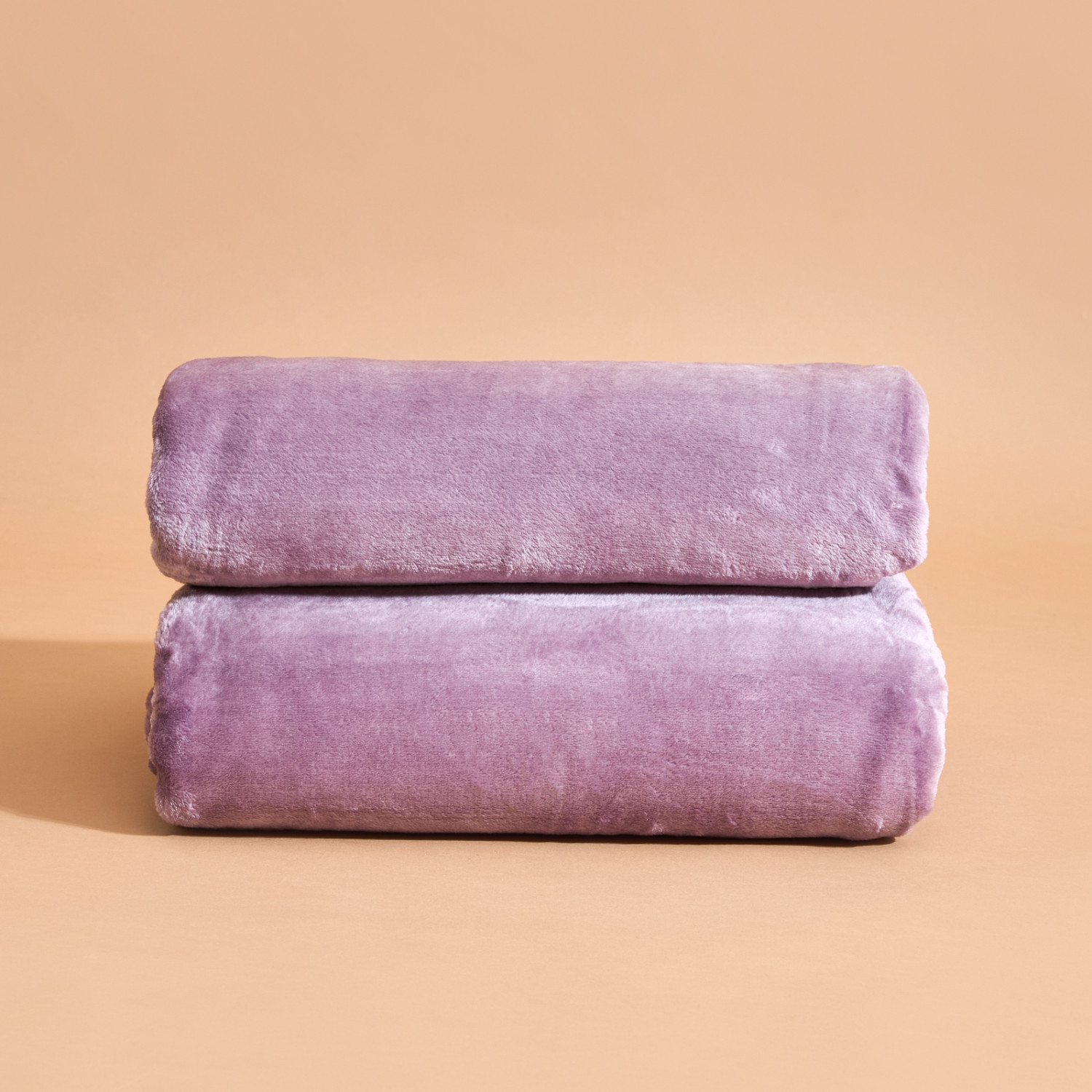 Плед Сверхмягкий/Supersoft, сирень - фото № 9