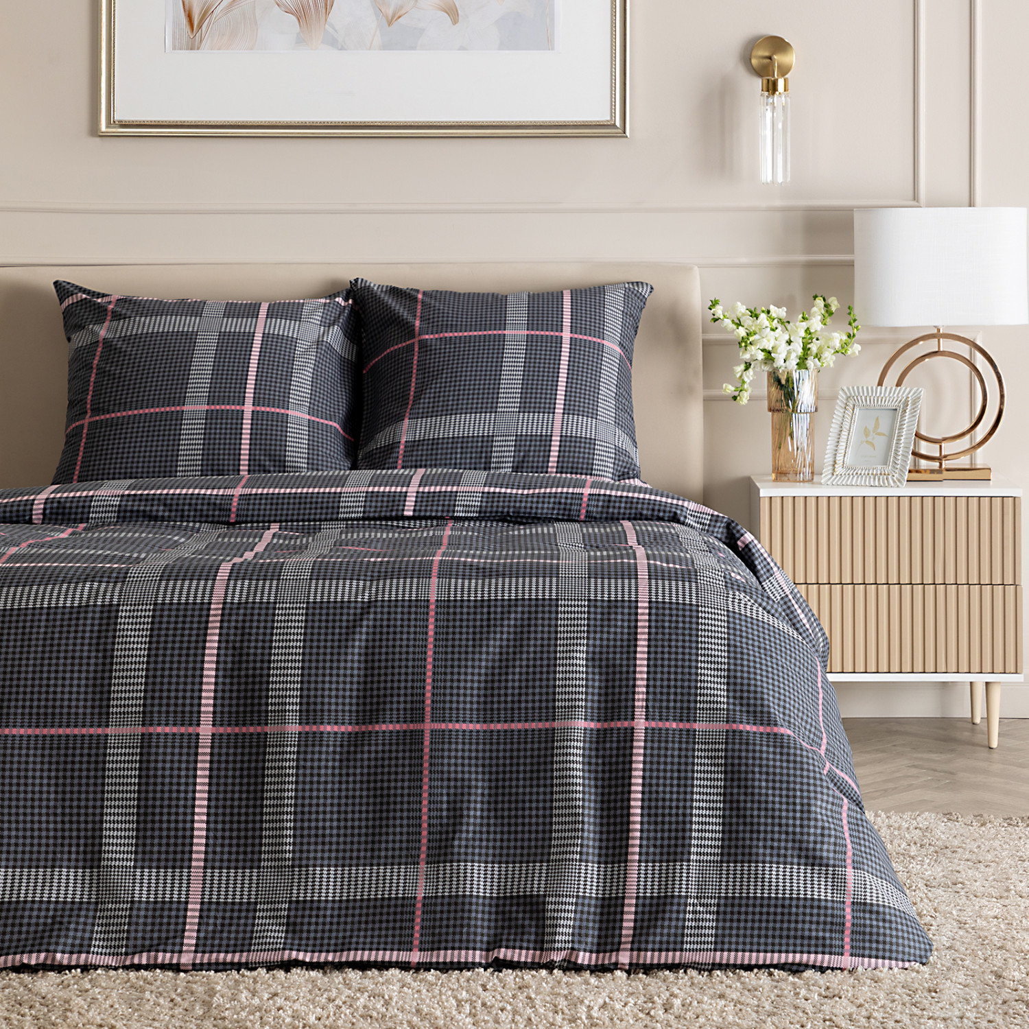 Постельное белье Bonmarito, серый III - фото № 8