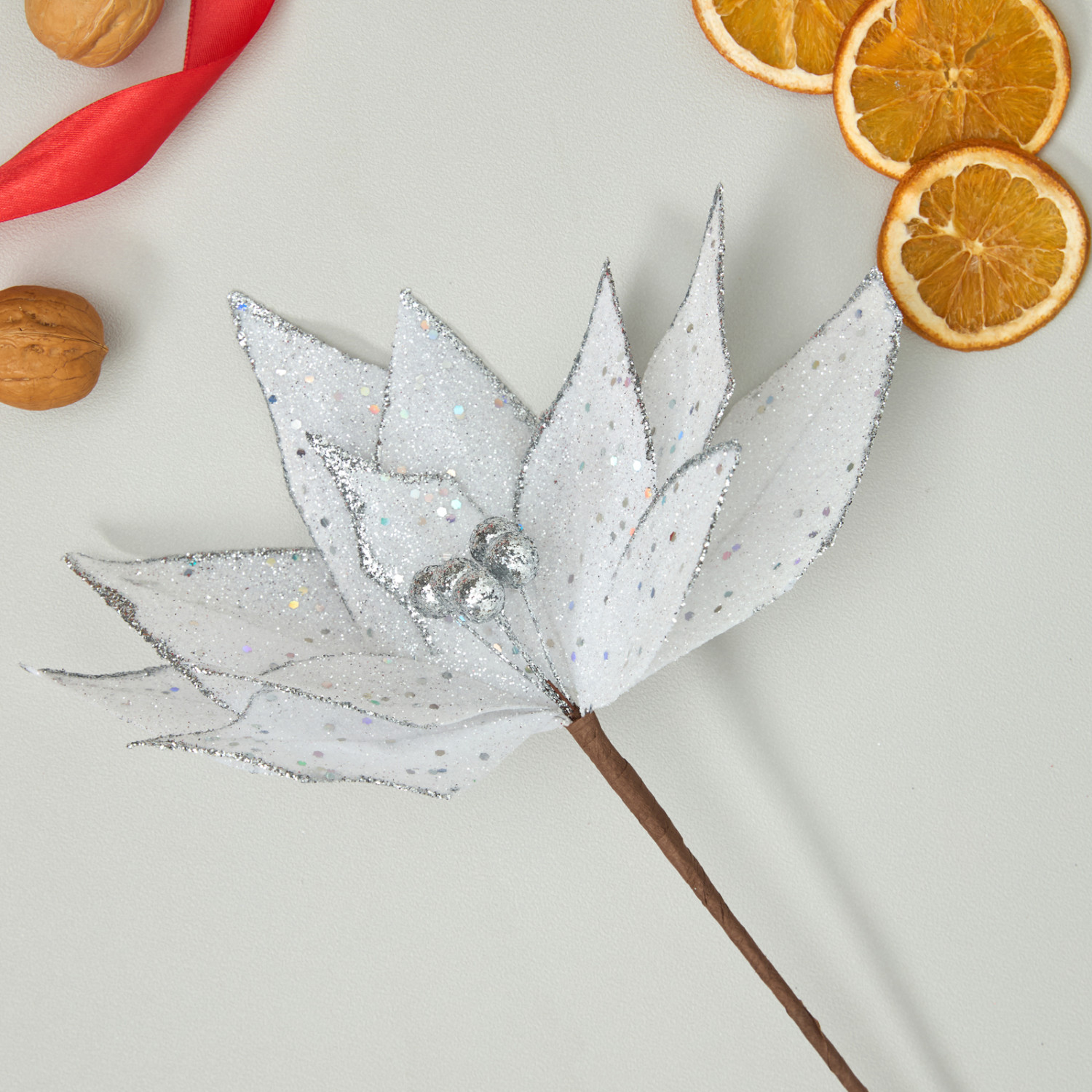 Цветок Праздничные цветы/Fiori di festa, серебро