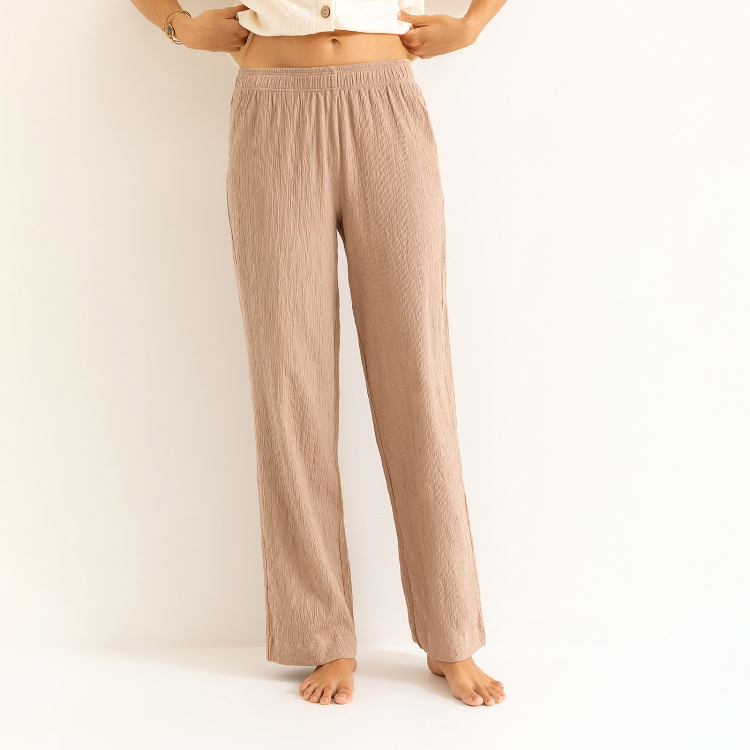 Брюки Элегантный/Elegante, латте - фото № 3