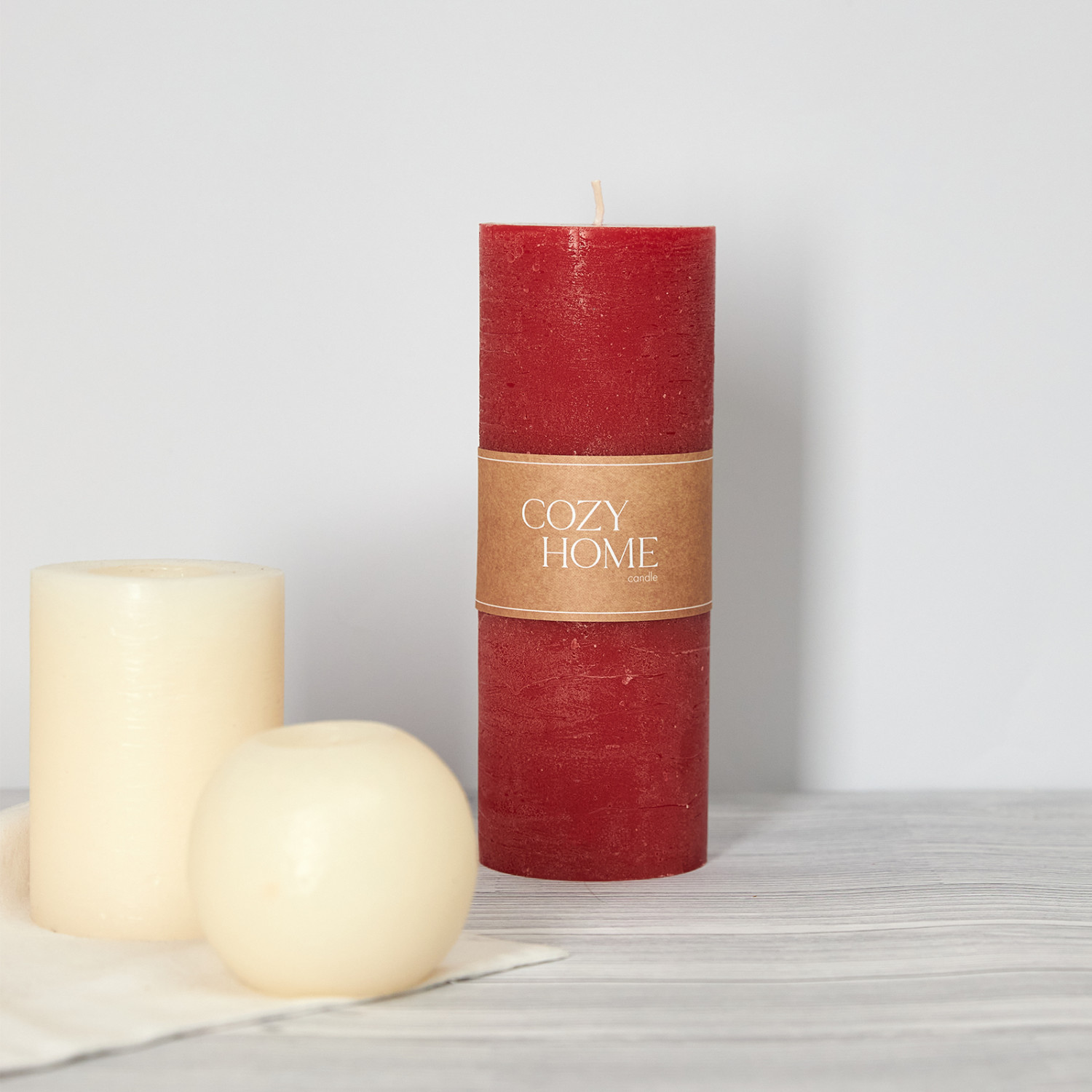 Свеча Пламя красное/Fiamma Red классическая - фото № 3