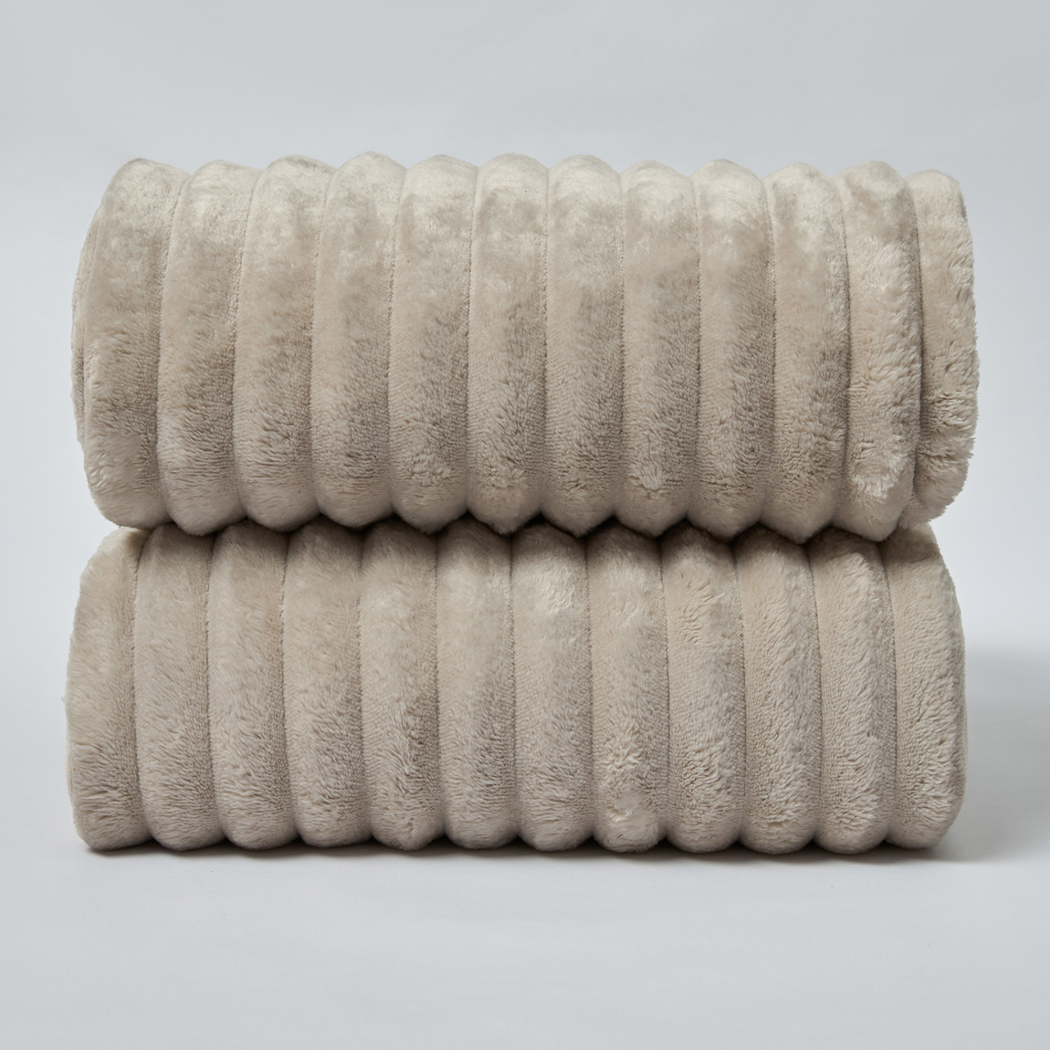 Плед Мягкая полоска/Soft strip, пепел