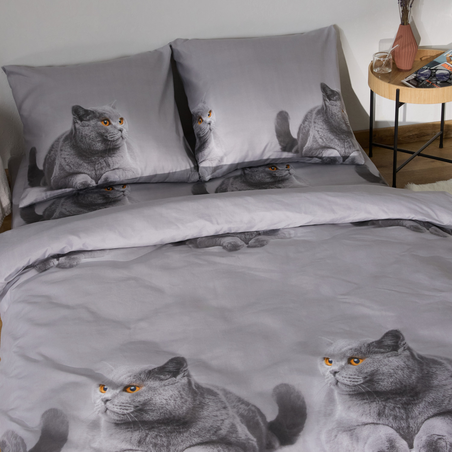 Постельное белье Британский кот - фото № 4