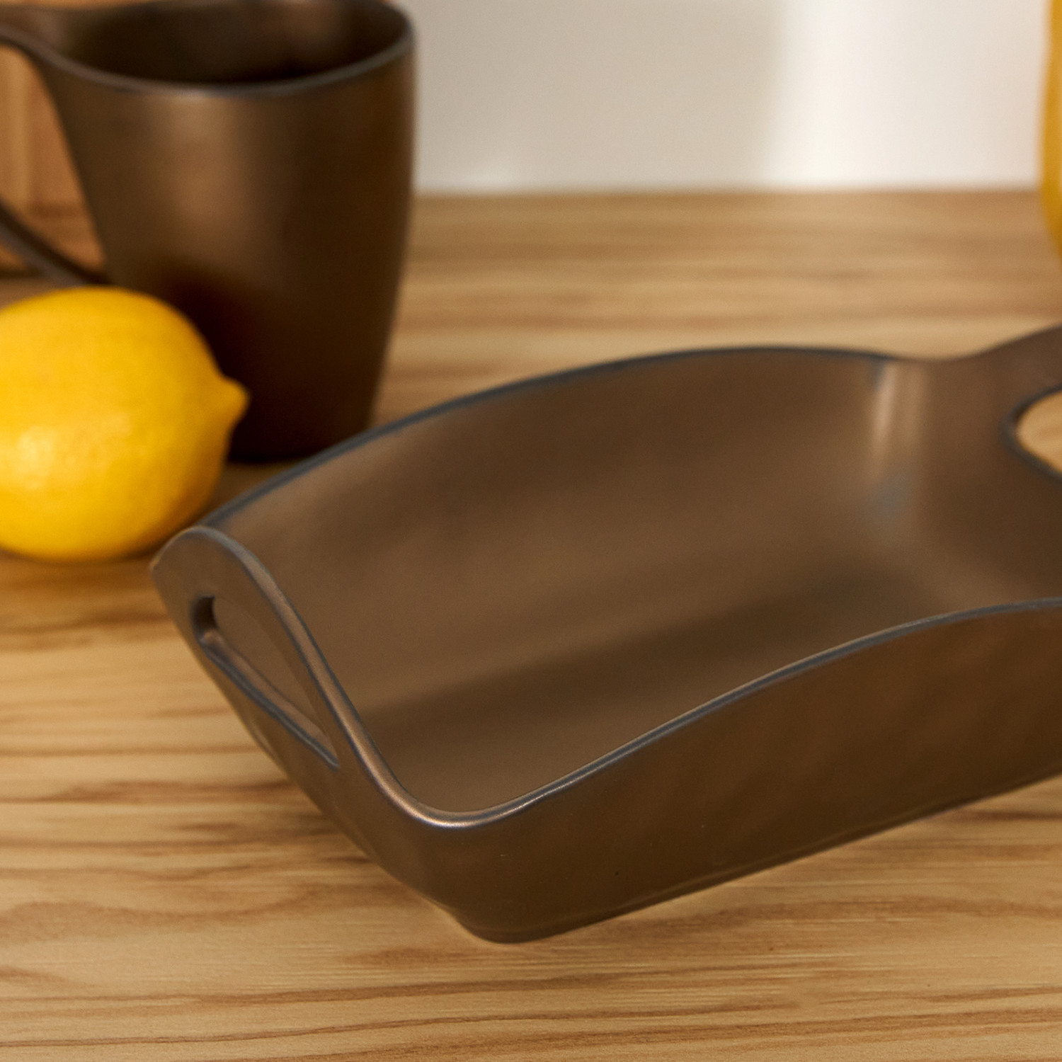 Блюдо с ручками Bronzo - фото № 2