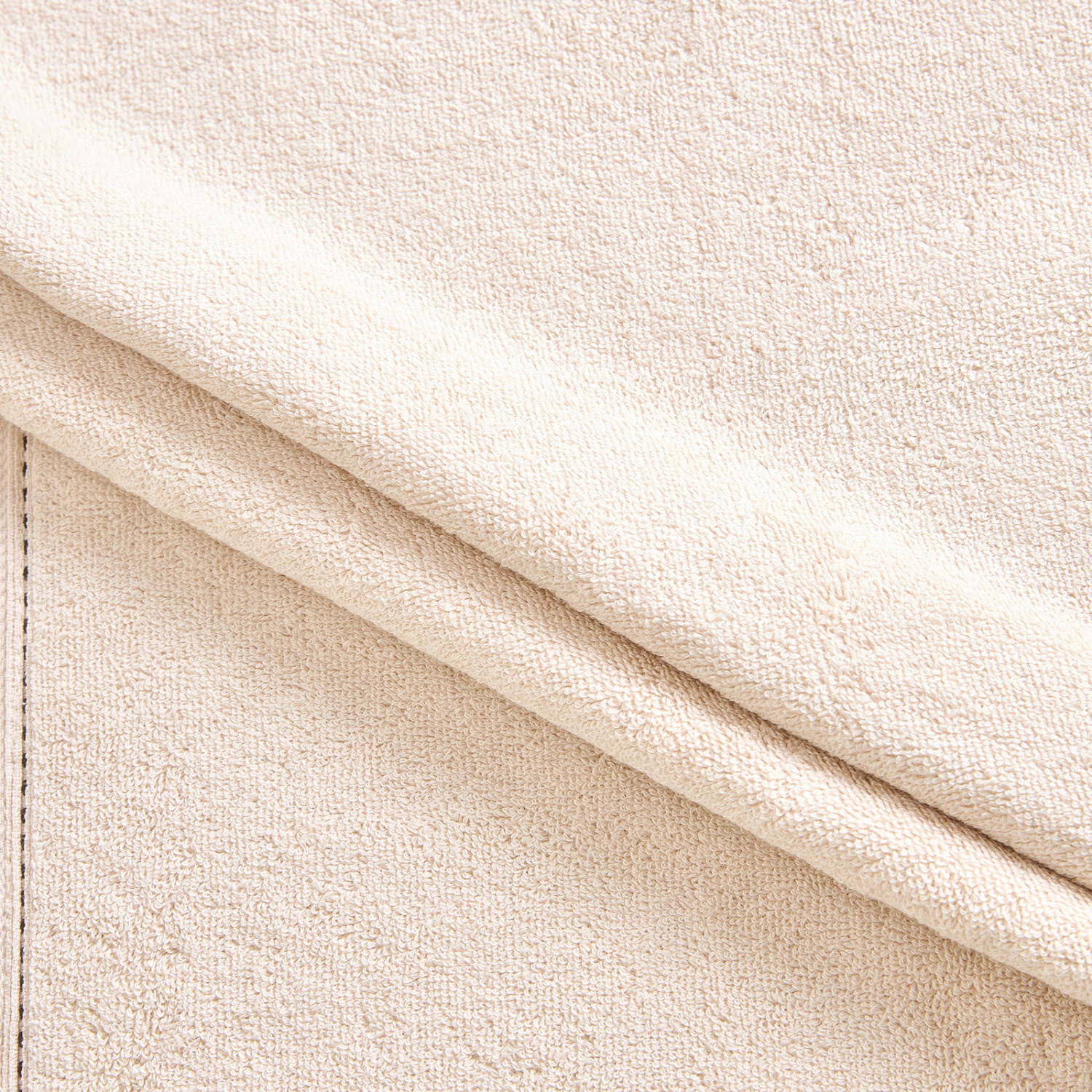 Полотенце махровое Amadeo, бежевое - фото № 6