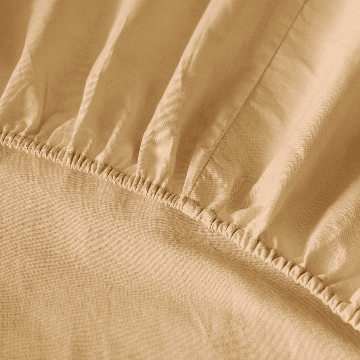 Простыня на резинке Pale gold - фото № 3