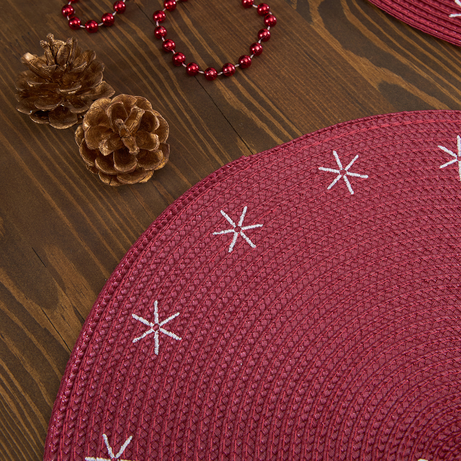 Набор плейсматов Снежинка/Snowflake - фото № 3