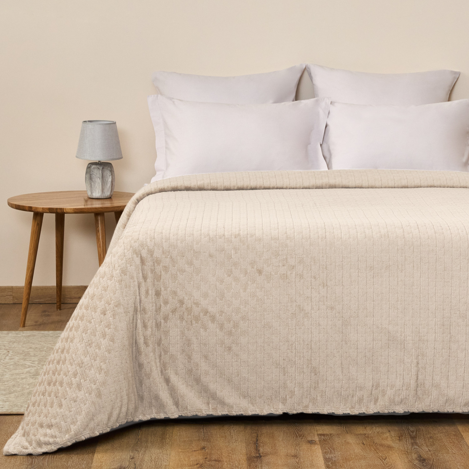 Плед Capelli, экрю - фото № 2