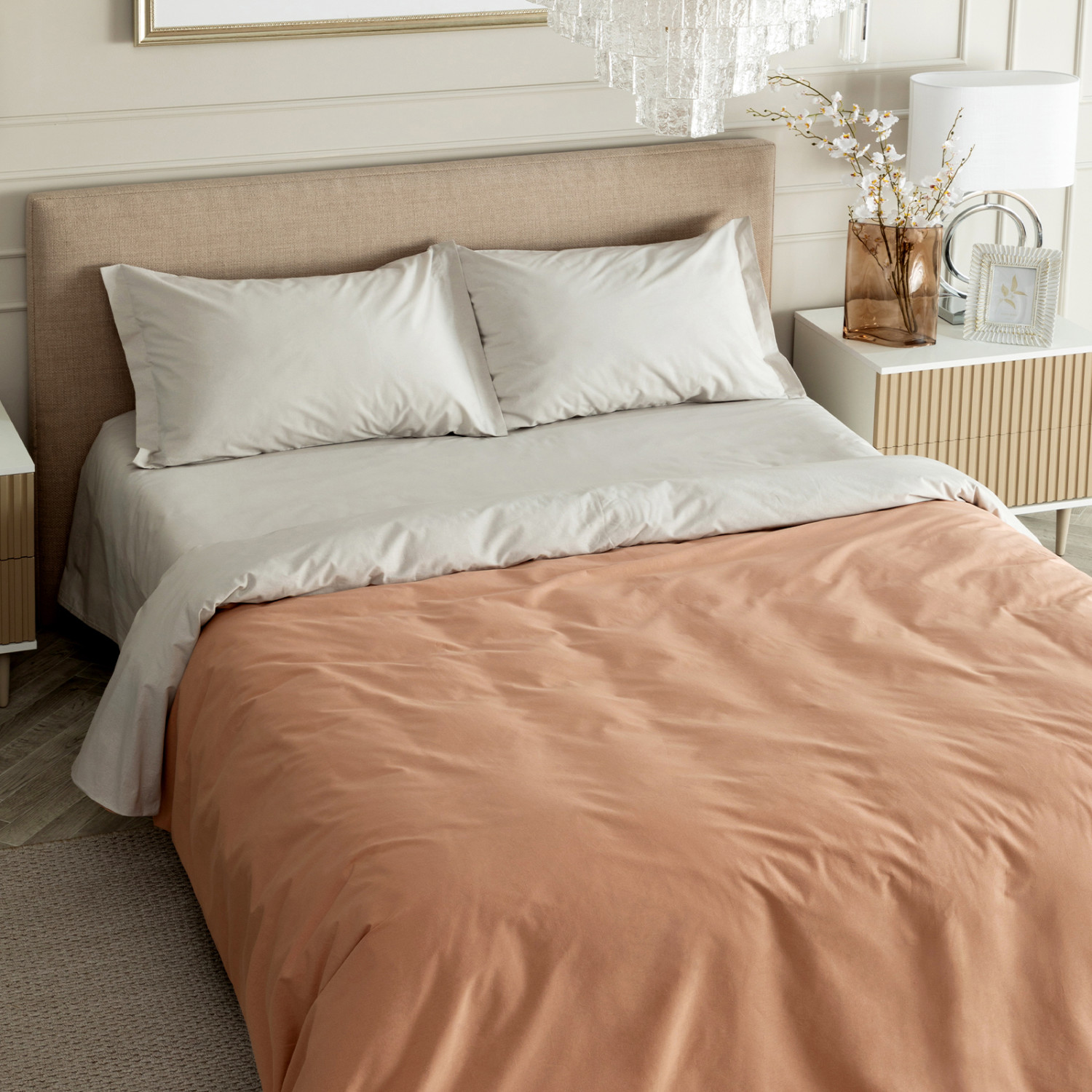 Постельное белье Тосканский беж/Tuscany beige & Greige - фото № 8