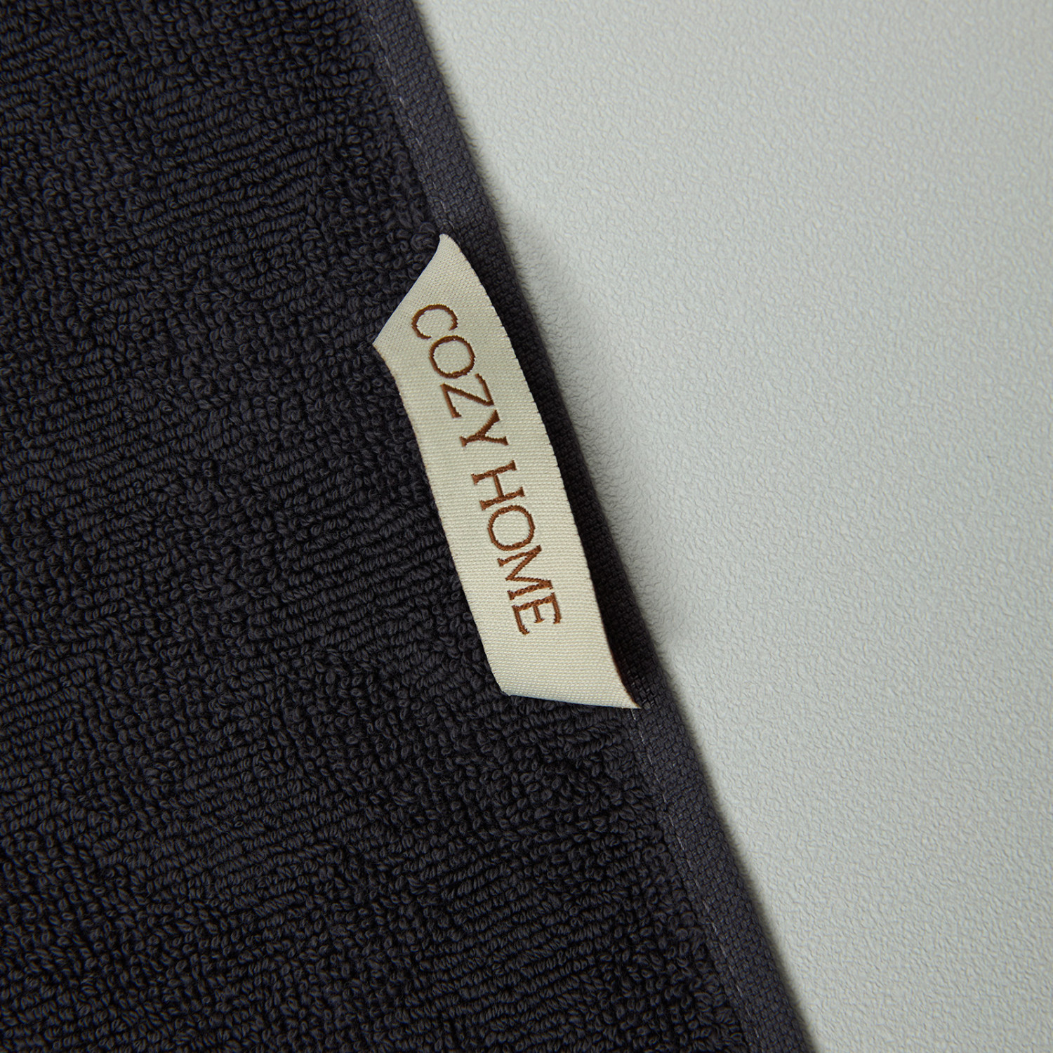 Полотенце махровое Адрио/Adrio, графит - фото № 6