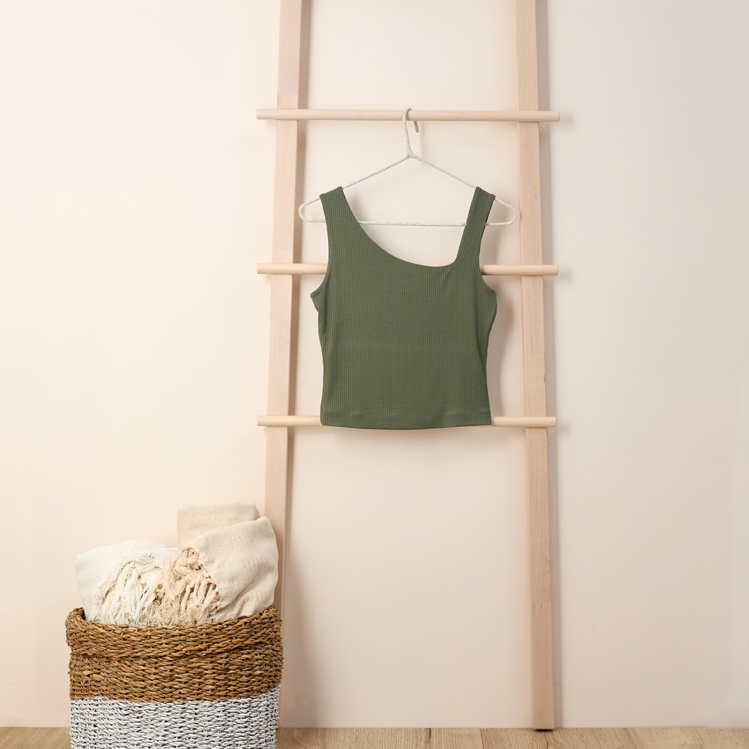 Майка Tagliatelle, хаки - фото № 5