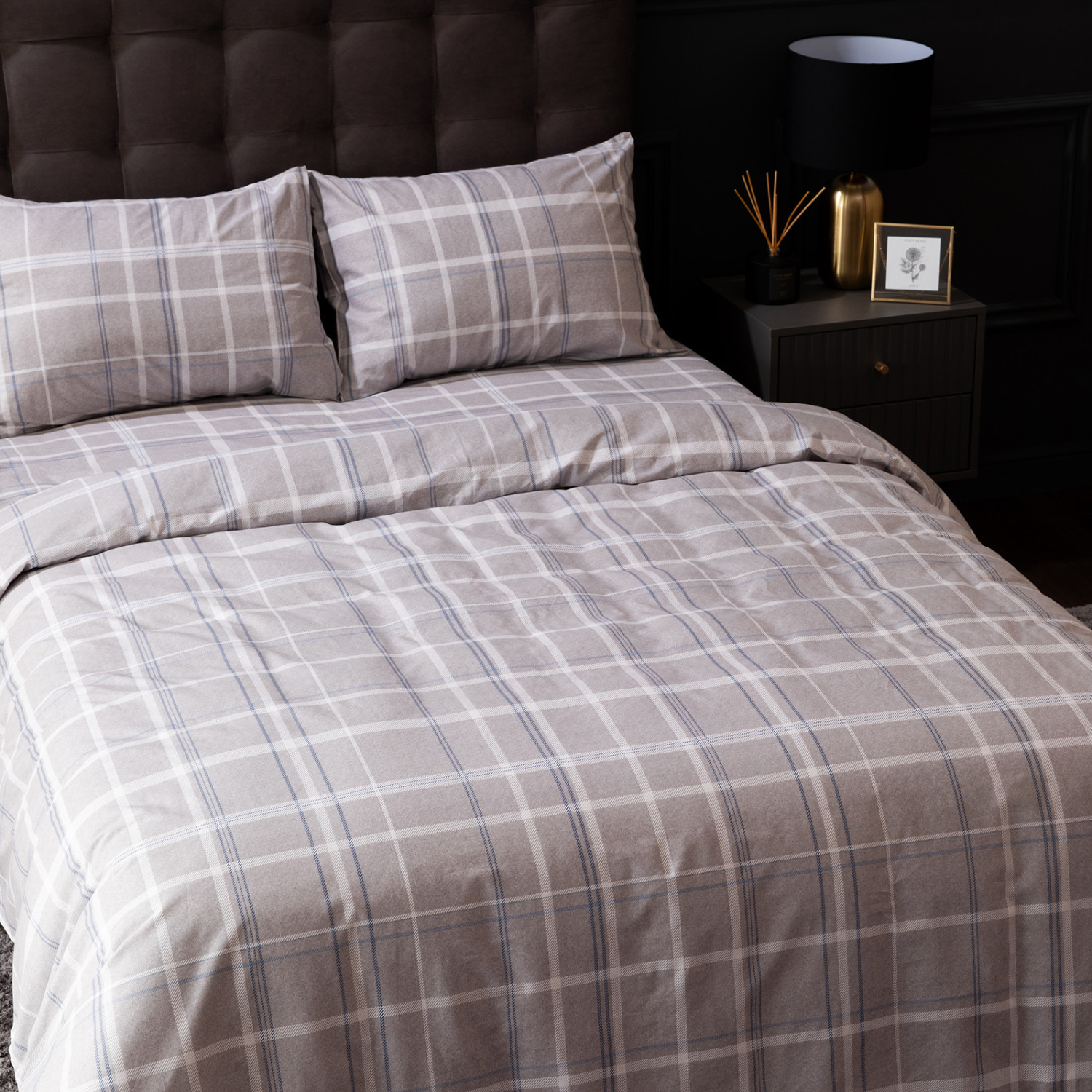 Постельное белье Rigoroso, серое - фото № 5