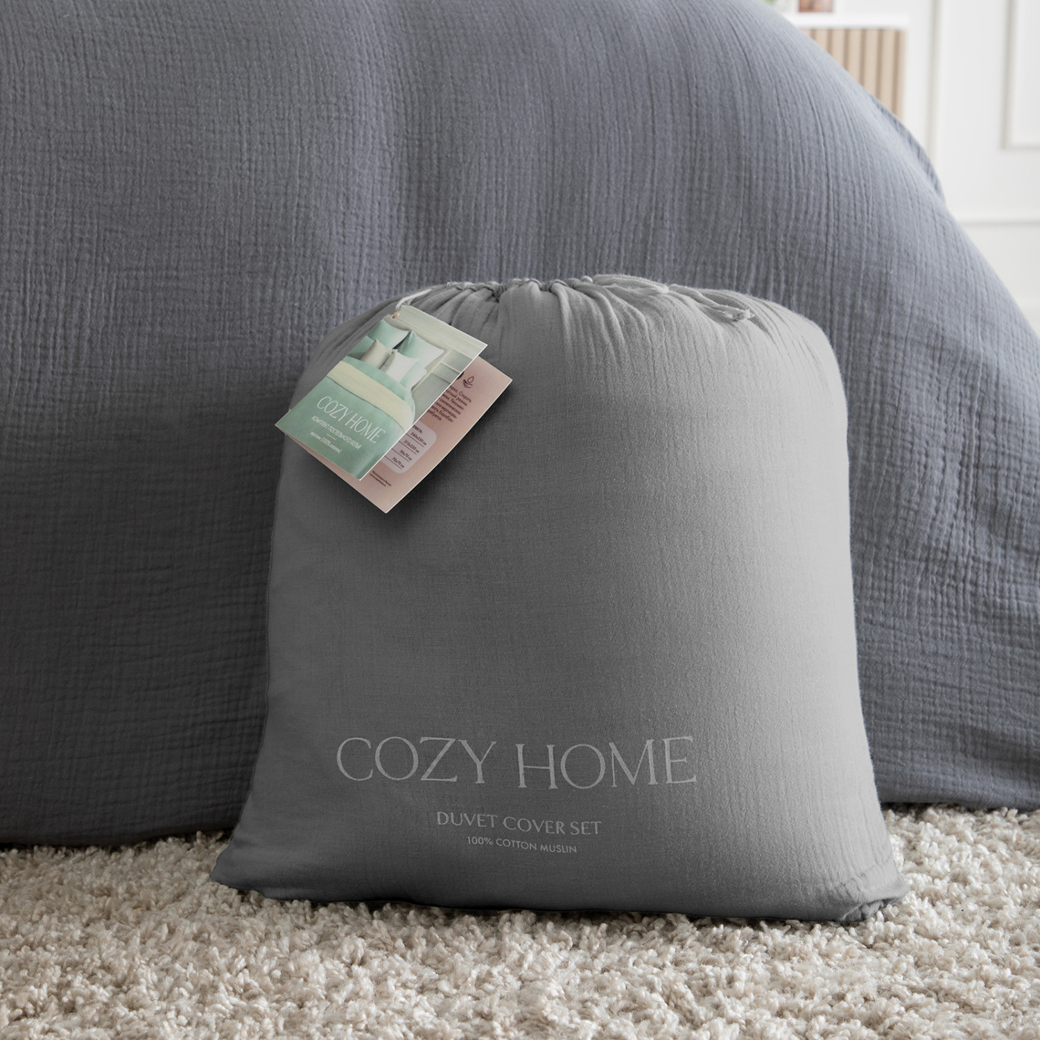 Постельное белье Nuvola grigia - фото № 14