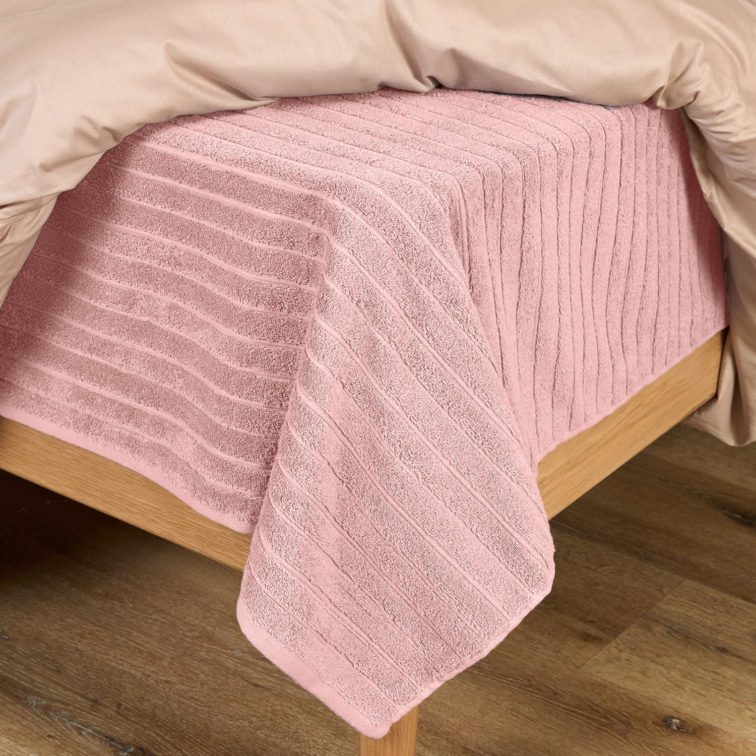 Простыня Страйп, розовая