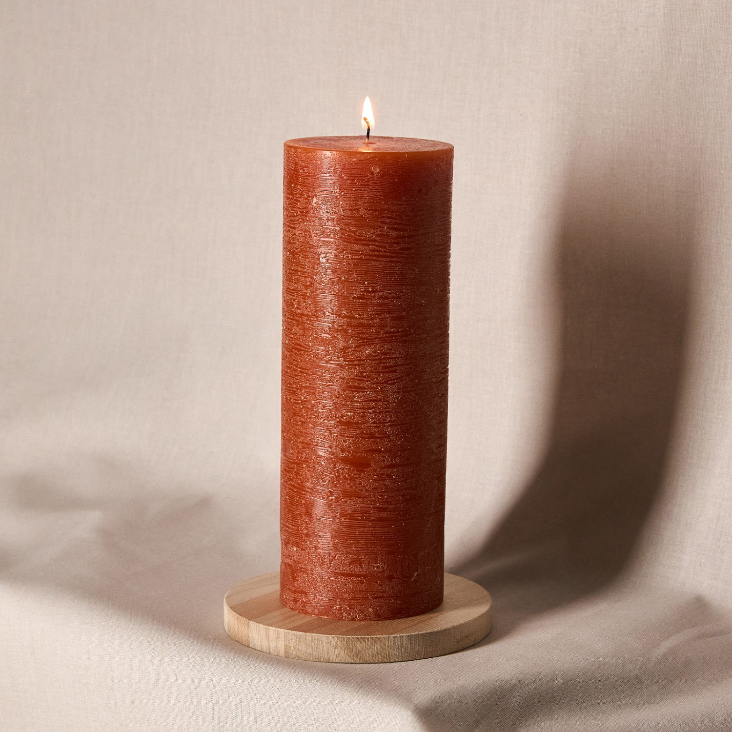 Свеча Fiamma классическая, терракота - фото № 6