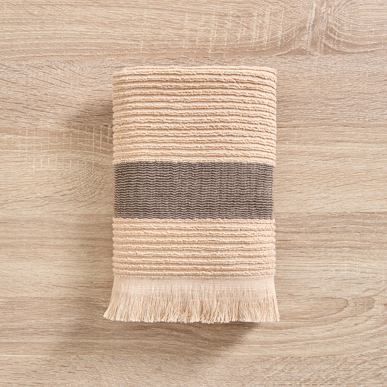 Полотенце махровое Монталто/Montalto, бежевое - фото № 5