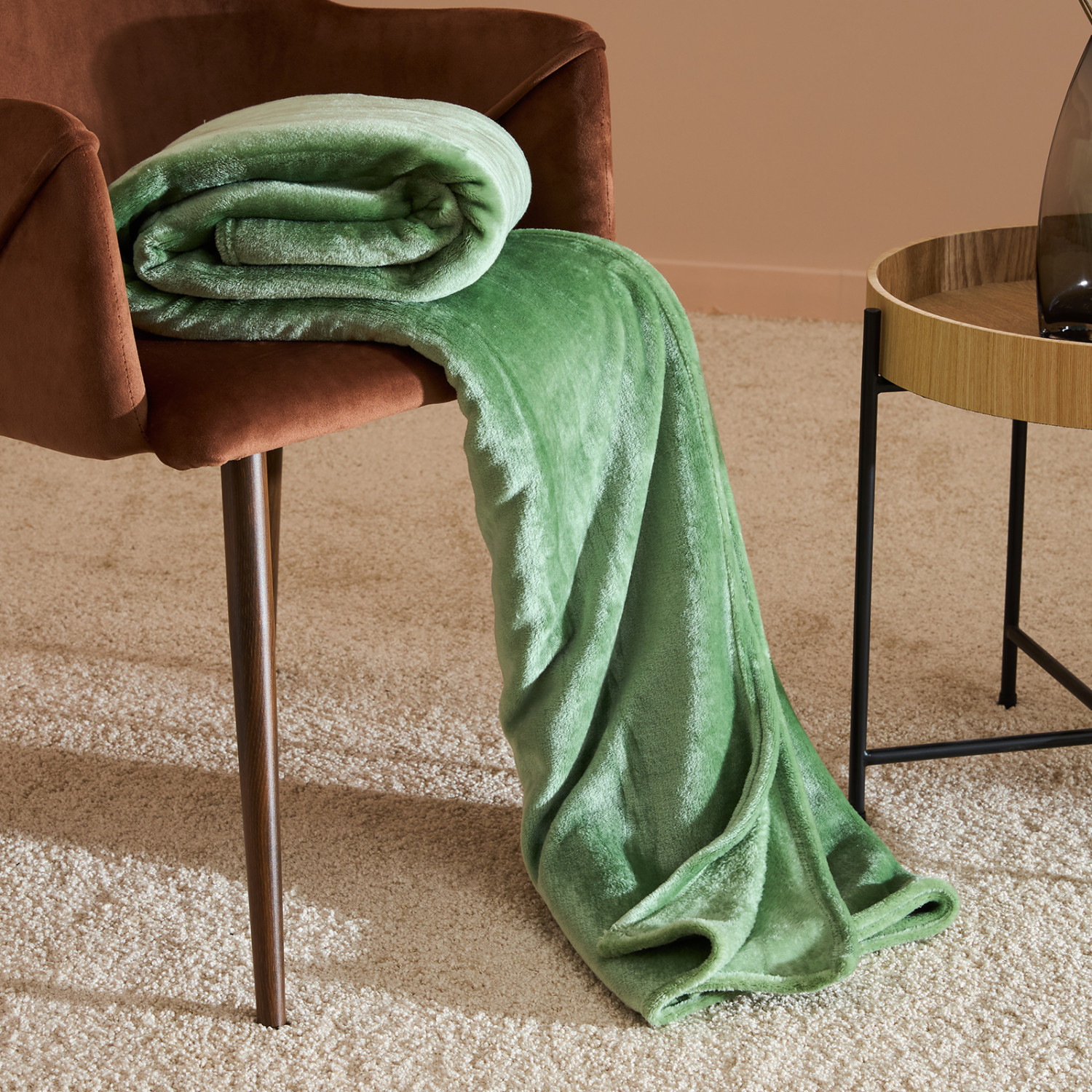 Плед Cipria, зеленый - фото № 2