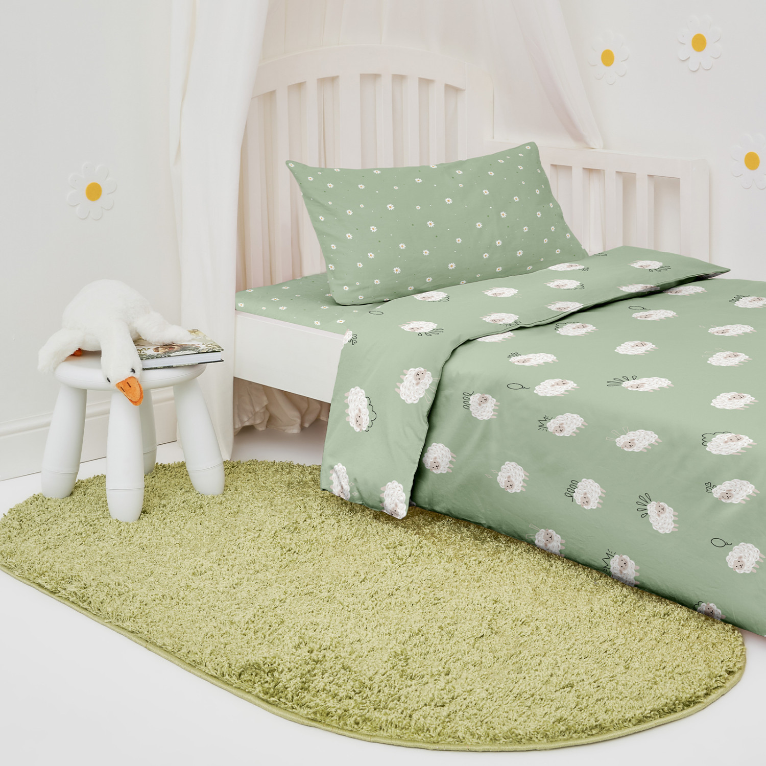 Постельное белье детское Милая овечка/Cute sheep - фото № 3