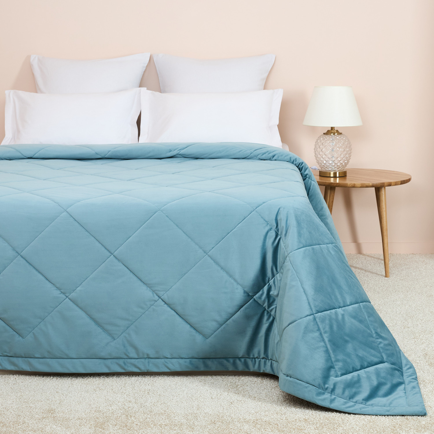 Покрывало Vellut, лазурь - фото № 2