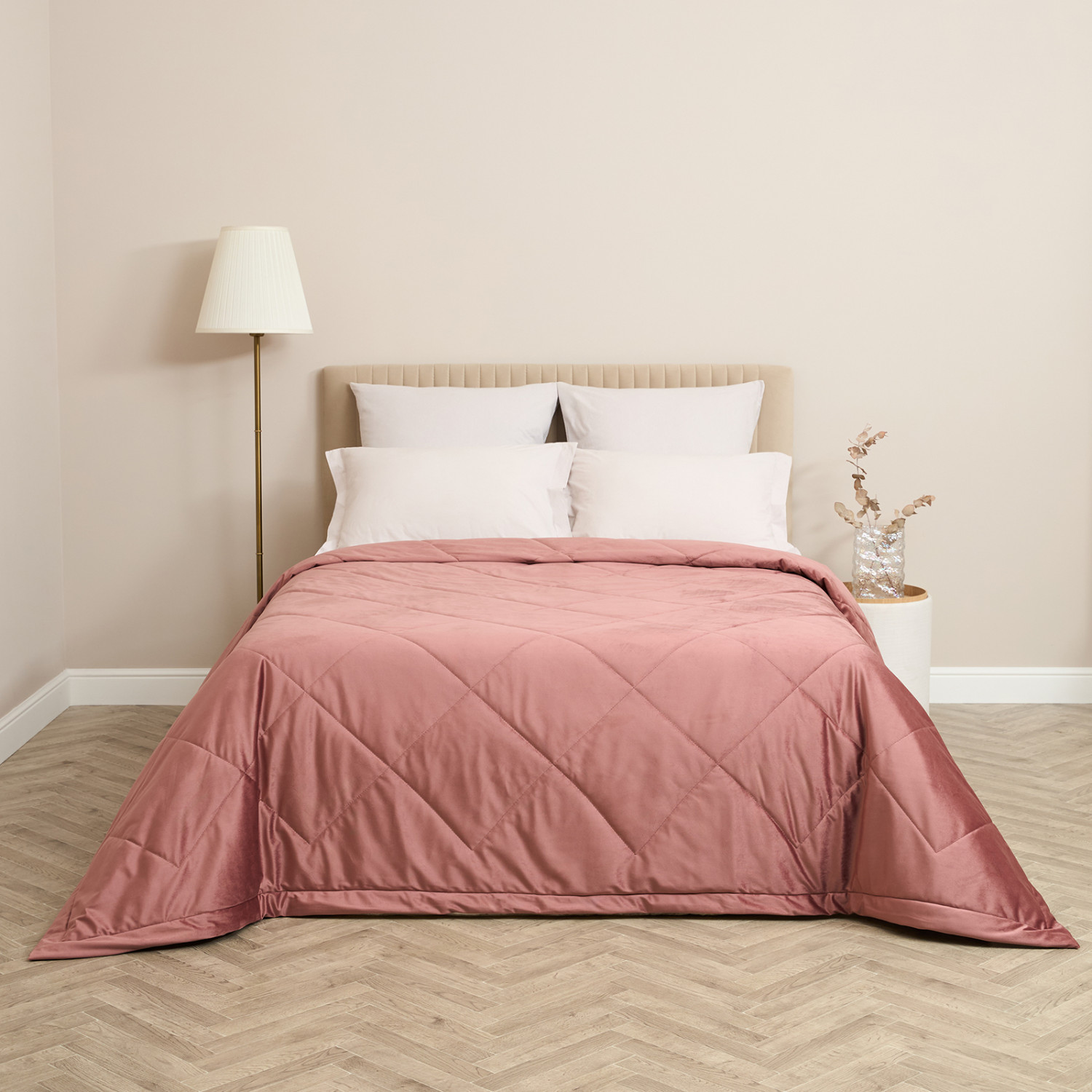 Покрывало Donata, розовое - фото № 2