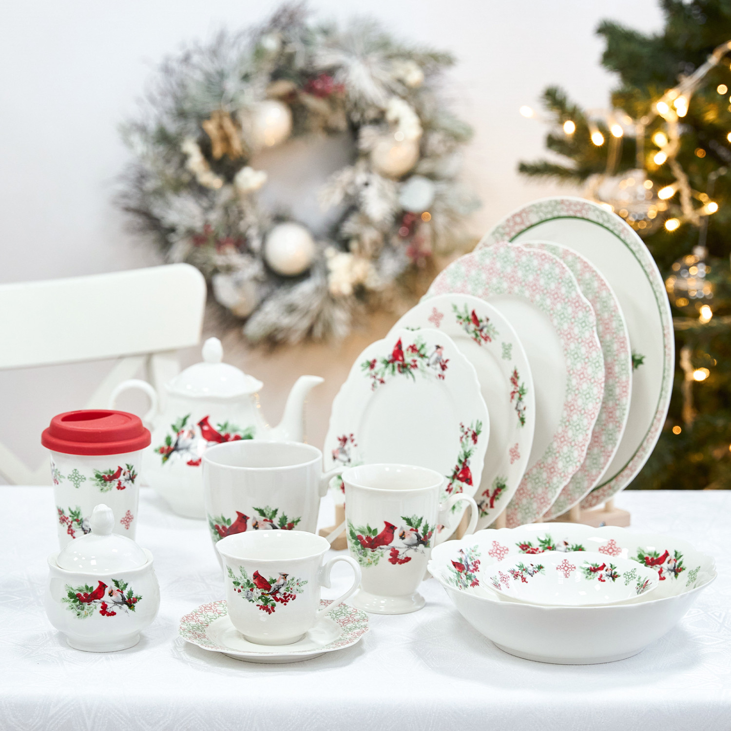 Тарелка Christmas birds III - фото № 2