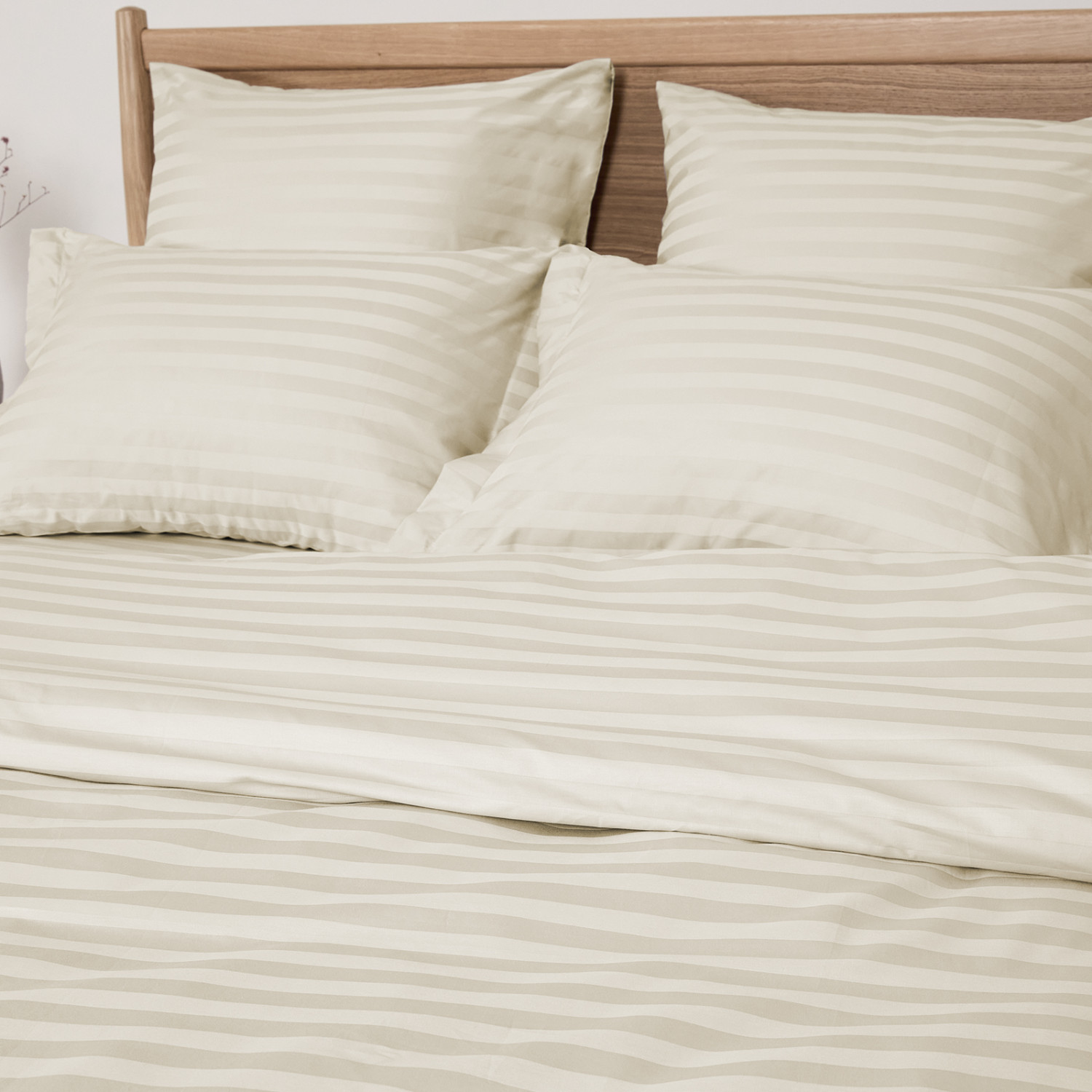 Постельное белье Ecru, страйп-сатин 40962-1 - фото № 8