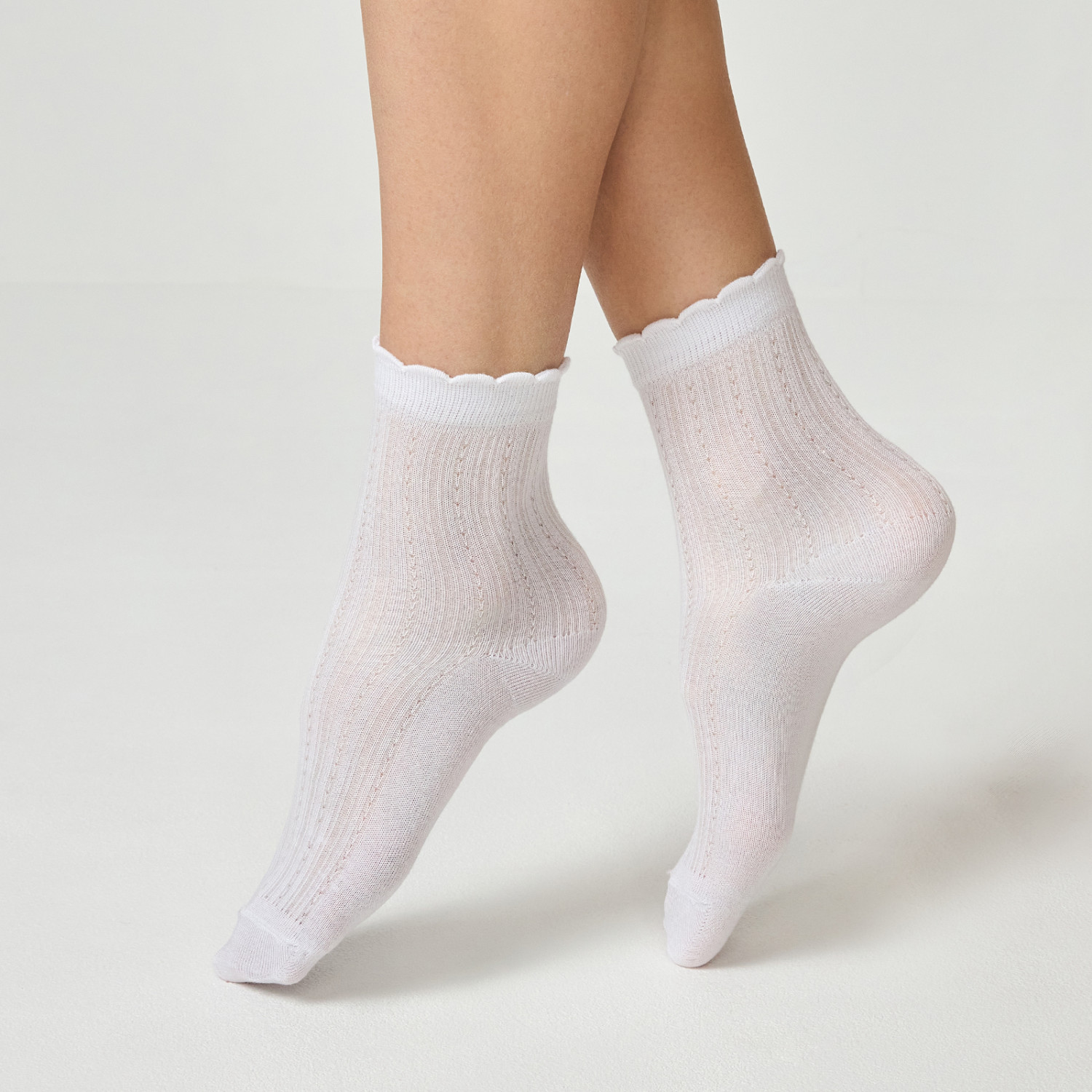Носки Cozy Home, белый/бежевый - фото № 2
